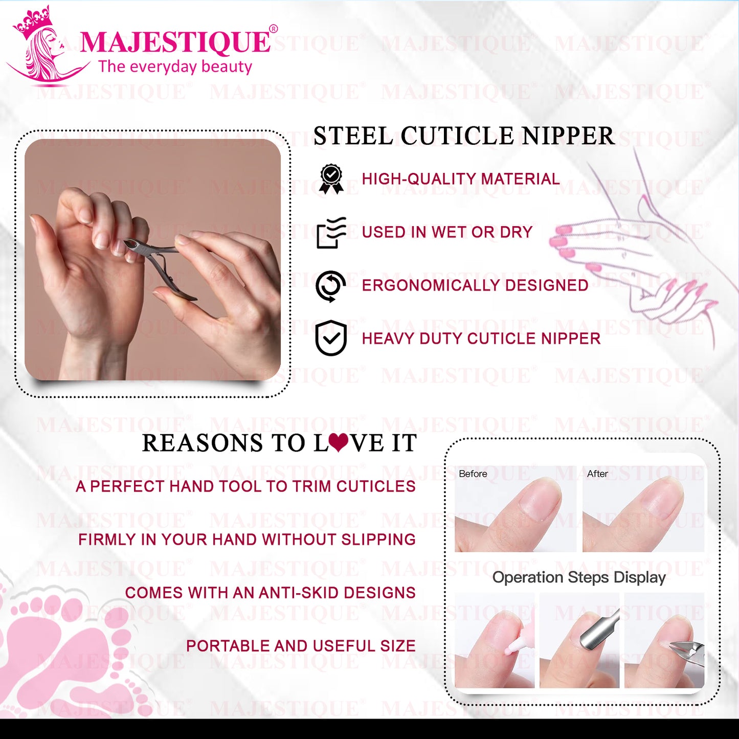 STAINLESS STEEL CUTICLE NIPPER FN329