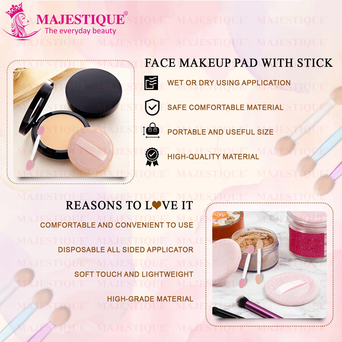 Ultra Soft Make-Up Powder Puff FC17