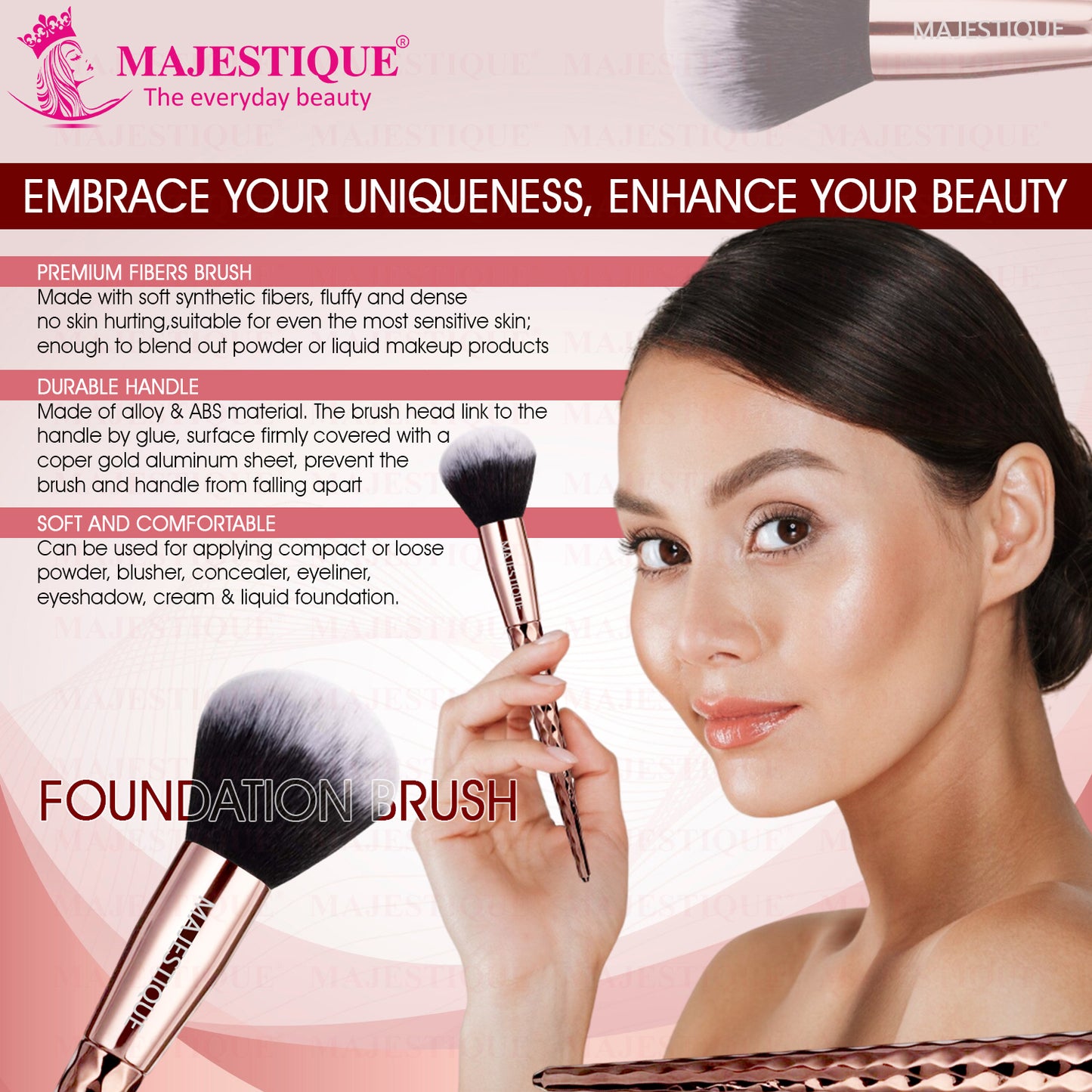 MAKEUP BLENDING GROOMING SET (3 PCS) Multicolour FC125