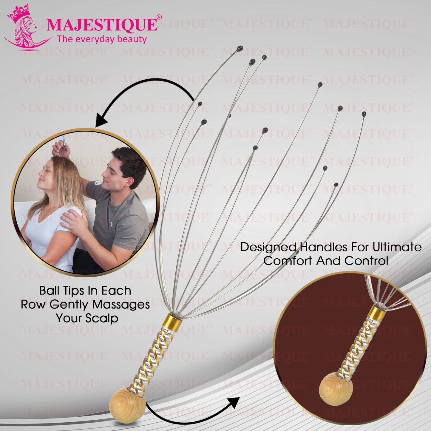 HEAD AND SCALP MASSAGER Color May Vary HR134