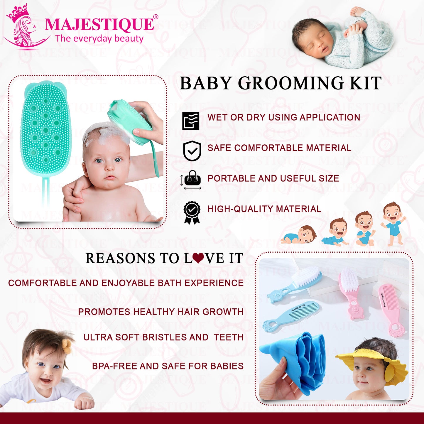 Baby Bathing & Grooming Kit