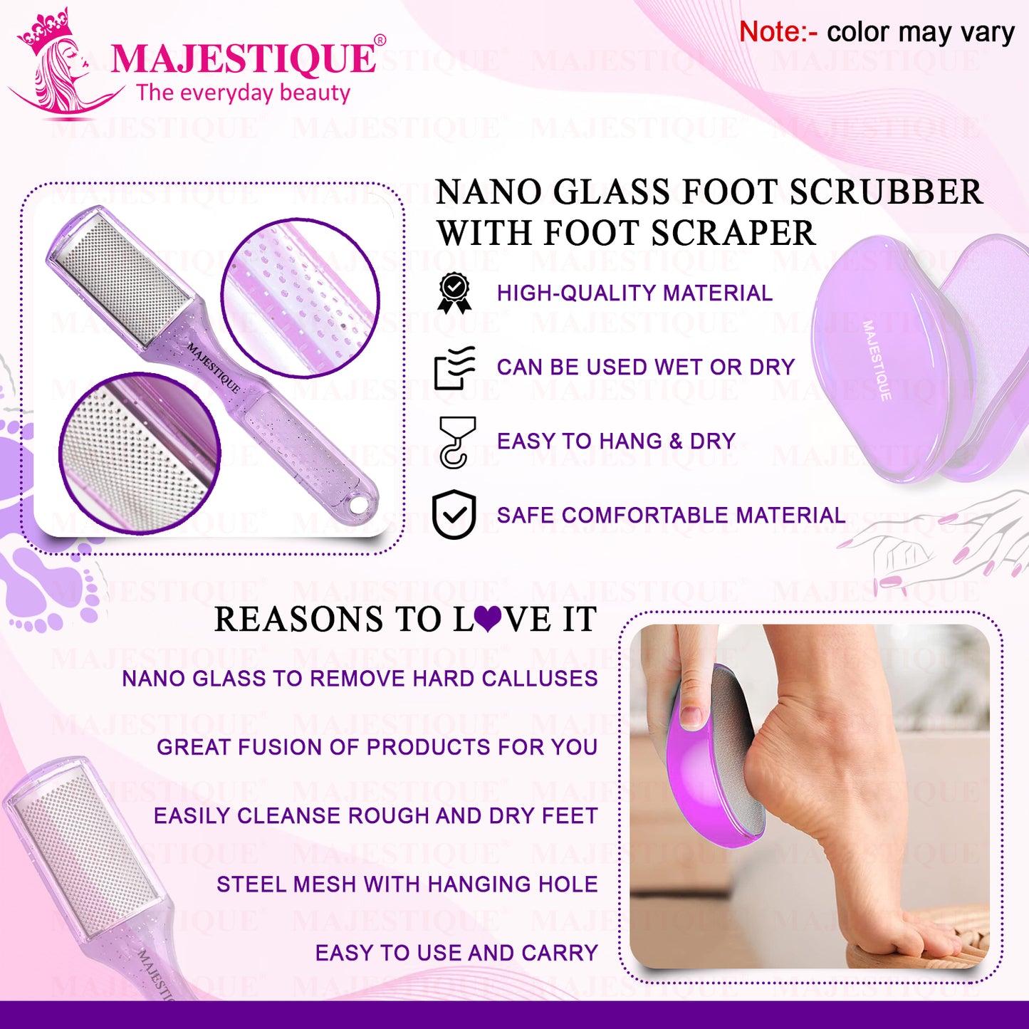 FOOT CLEANSING SET (PACK OF 2) Multicolors FN346
