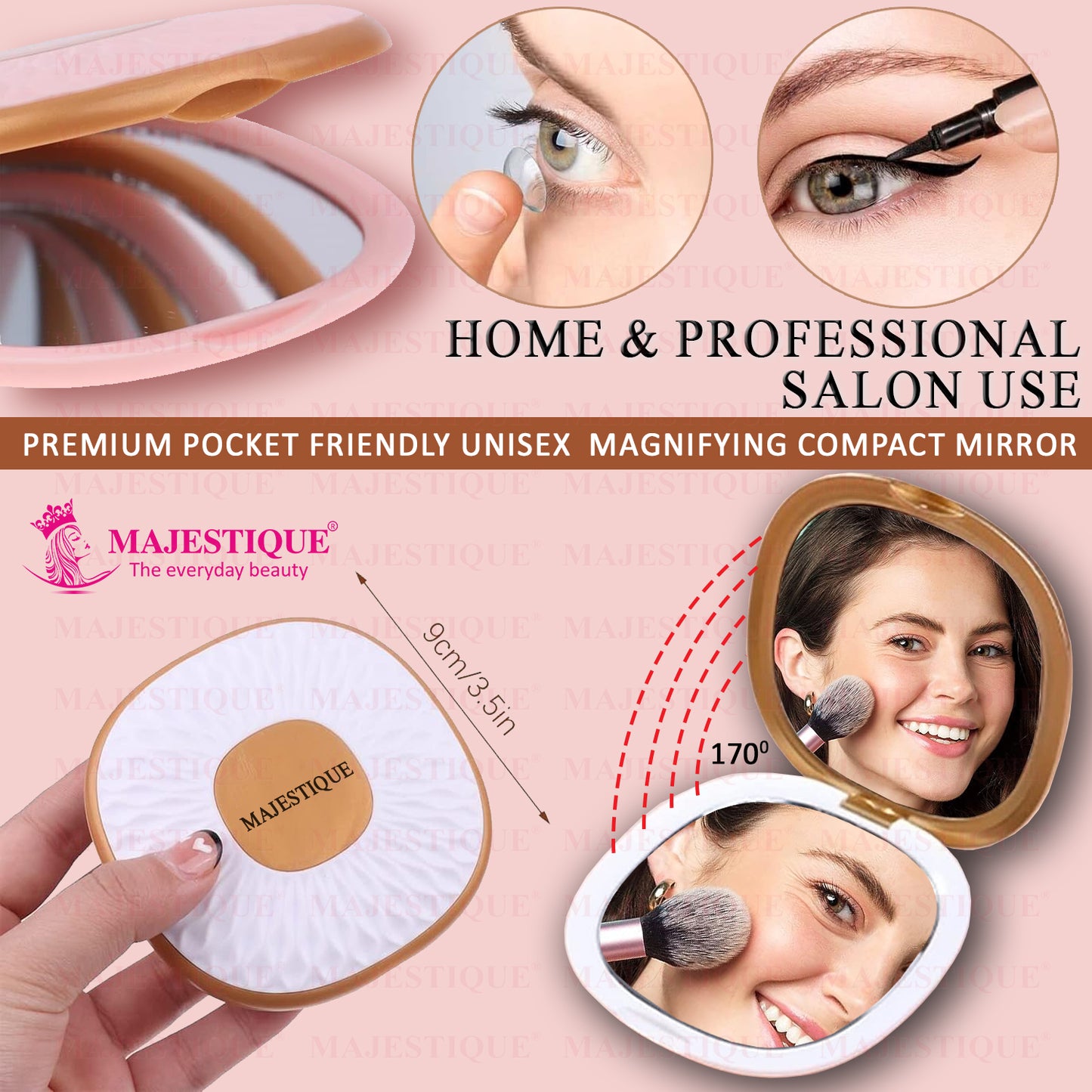 DUAL MAGNIFYING COMPACT MIRROR Multicolor FC100
