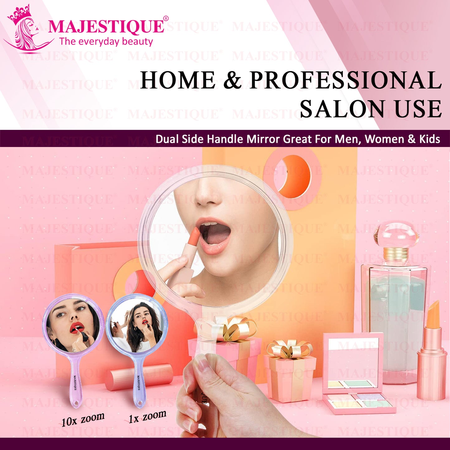 DUAL SIDE EXTRA LARGE HANDLE MIRROR Multicolor FC96