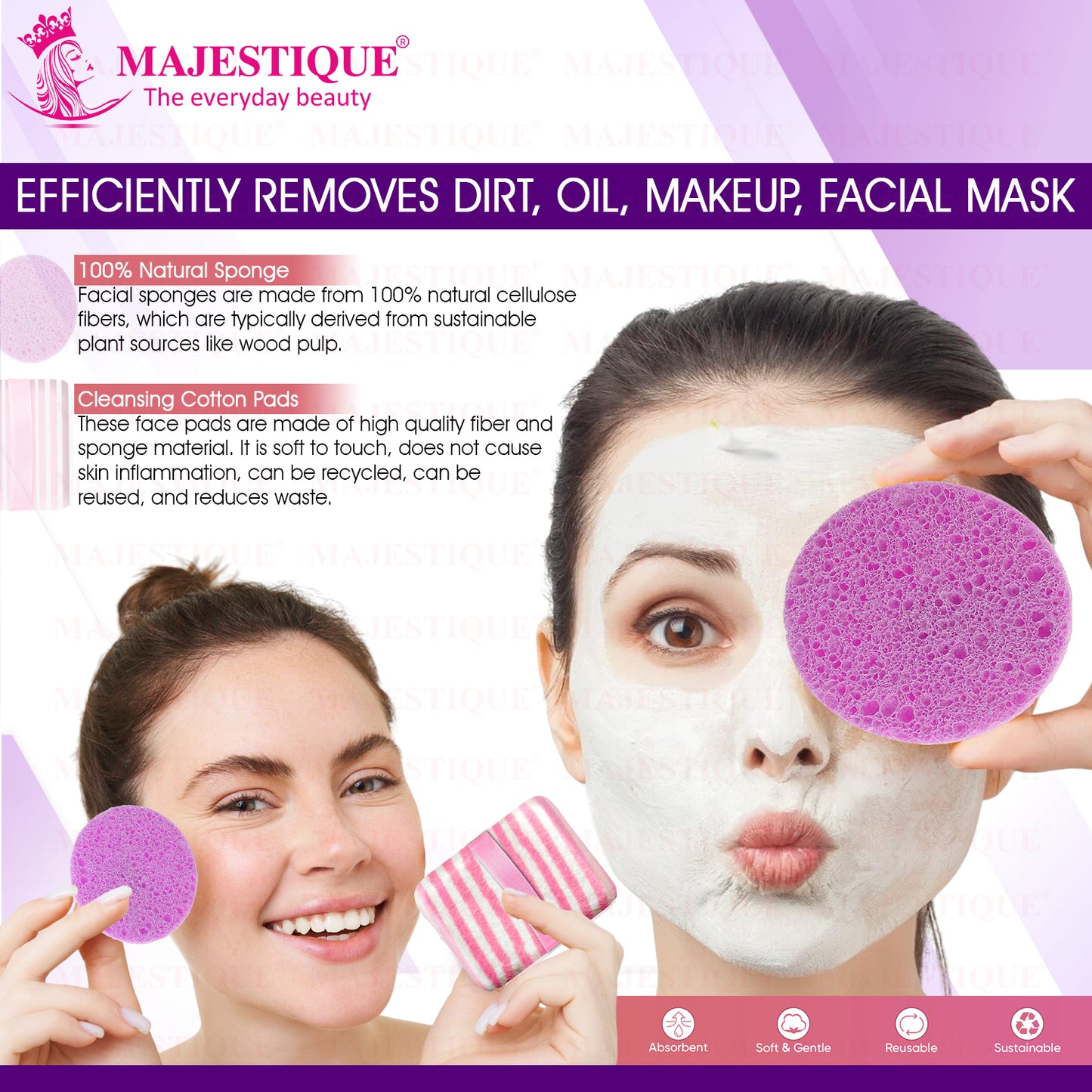 FACE CLEANSING AND GROOMING SET(3 PCS) Multicolor FC116