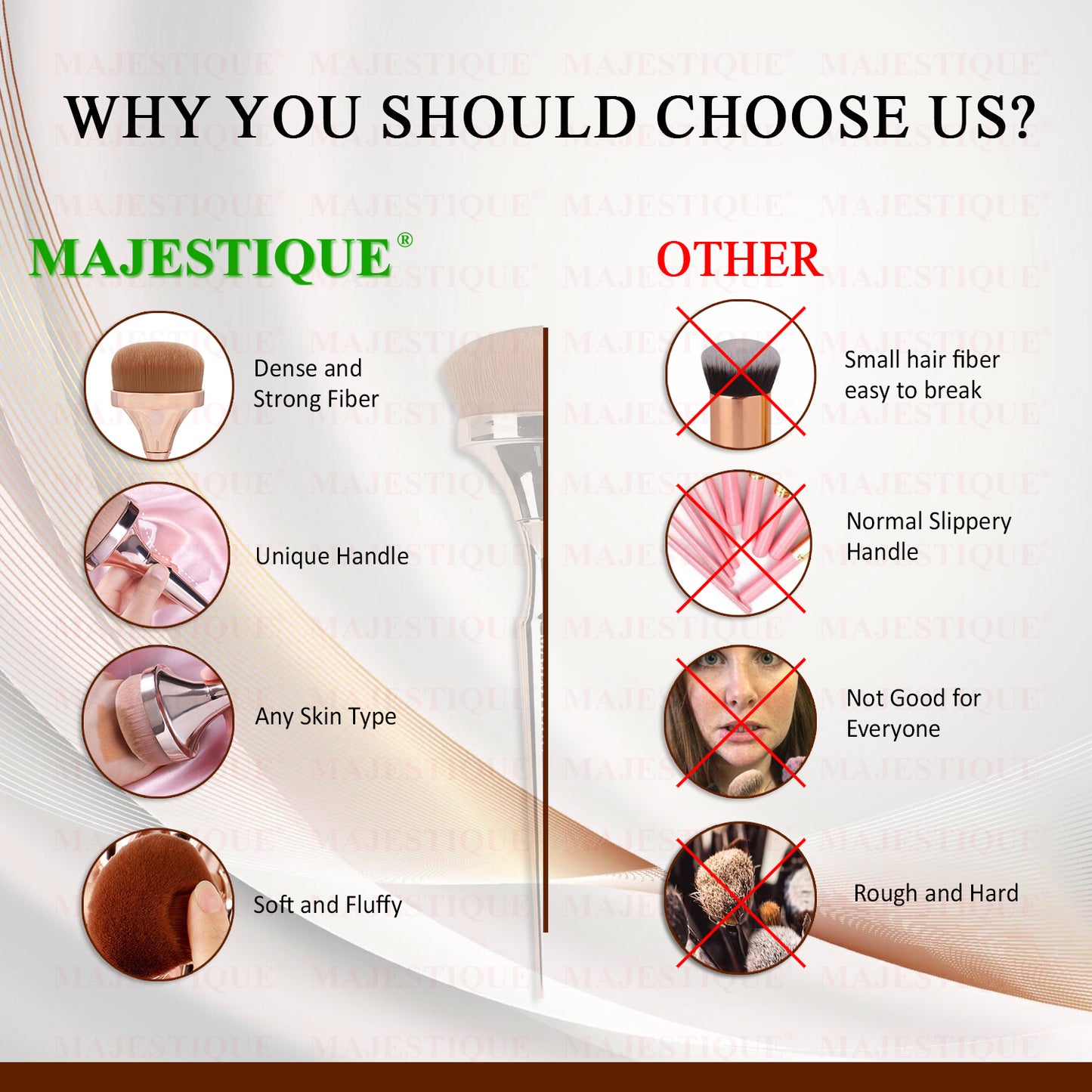 PREMIUM MAKE UP SET FACIAL BRUSH (PACK OF 9) CMB557