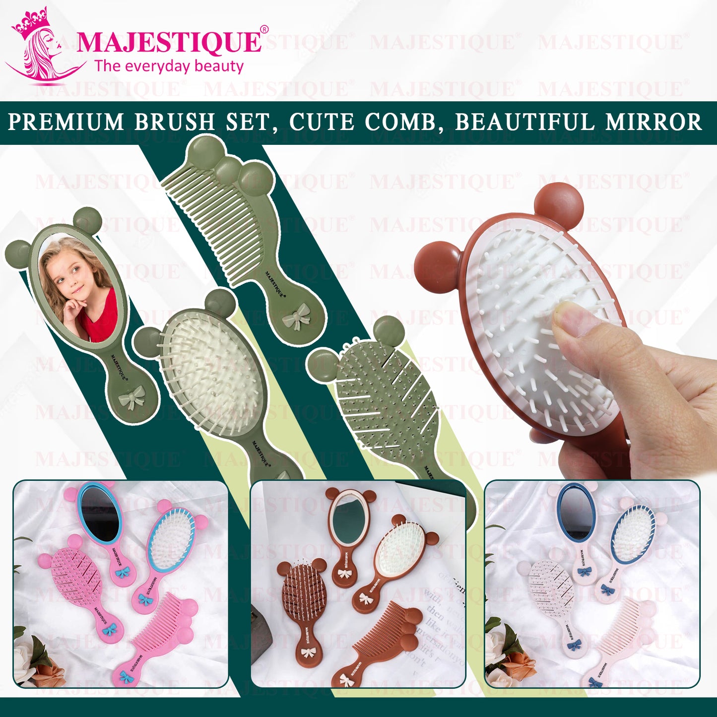 BABY GROOMING AND BATH KIT (PACK OF 6)Multicolor CMB546