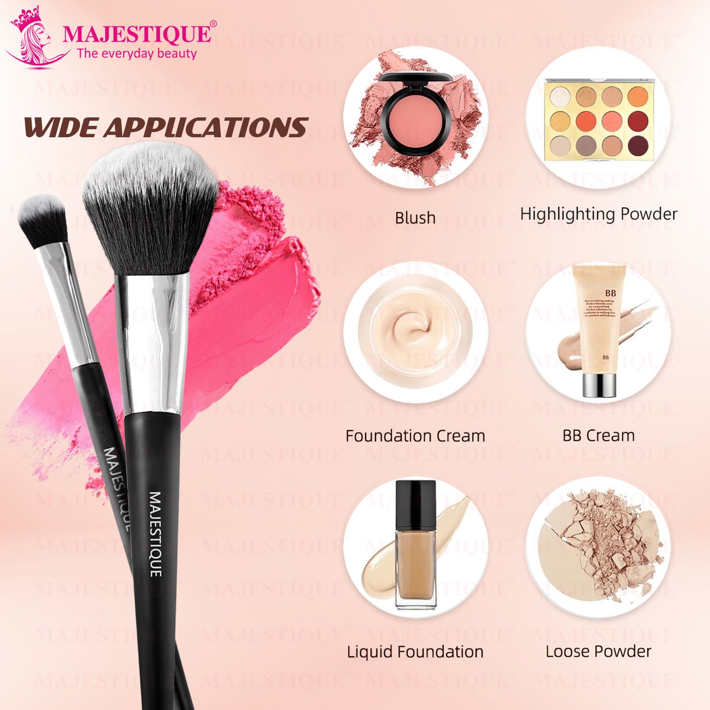 BLUSH AND HIGHLIGHTING BRUSH SET (2 PC) FC123