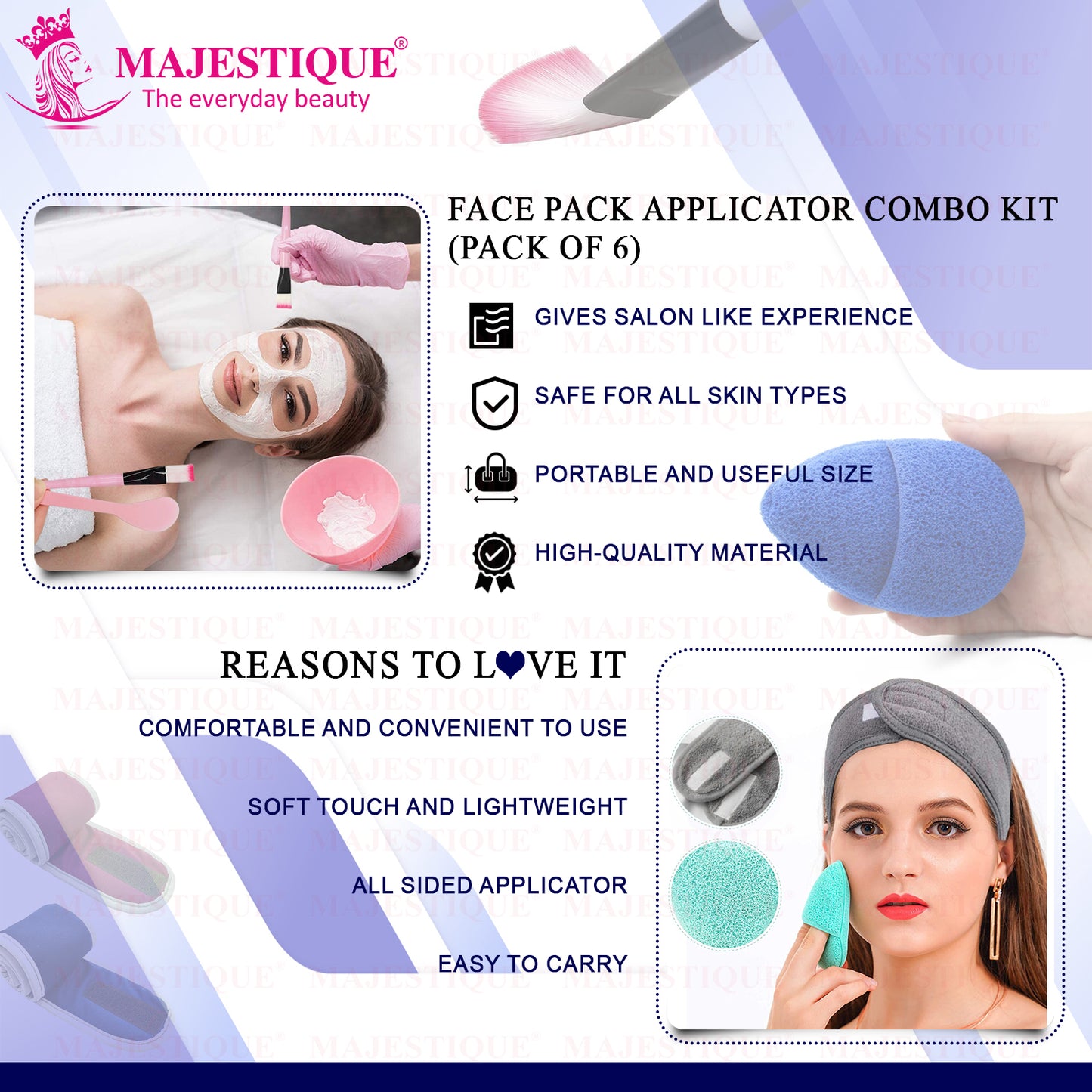 FACE PACK APPLICATOR KIT(6 PCS) FC121