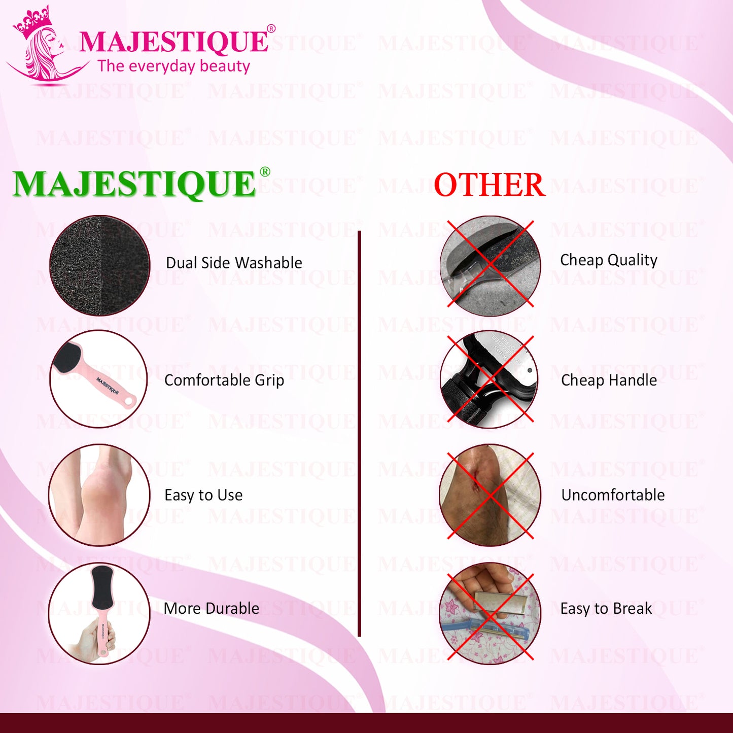 DUAL SIDE PEDICURE FILER  Multicolor-FN302