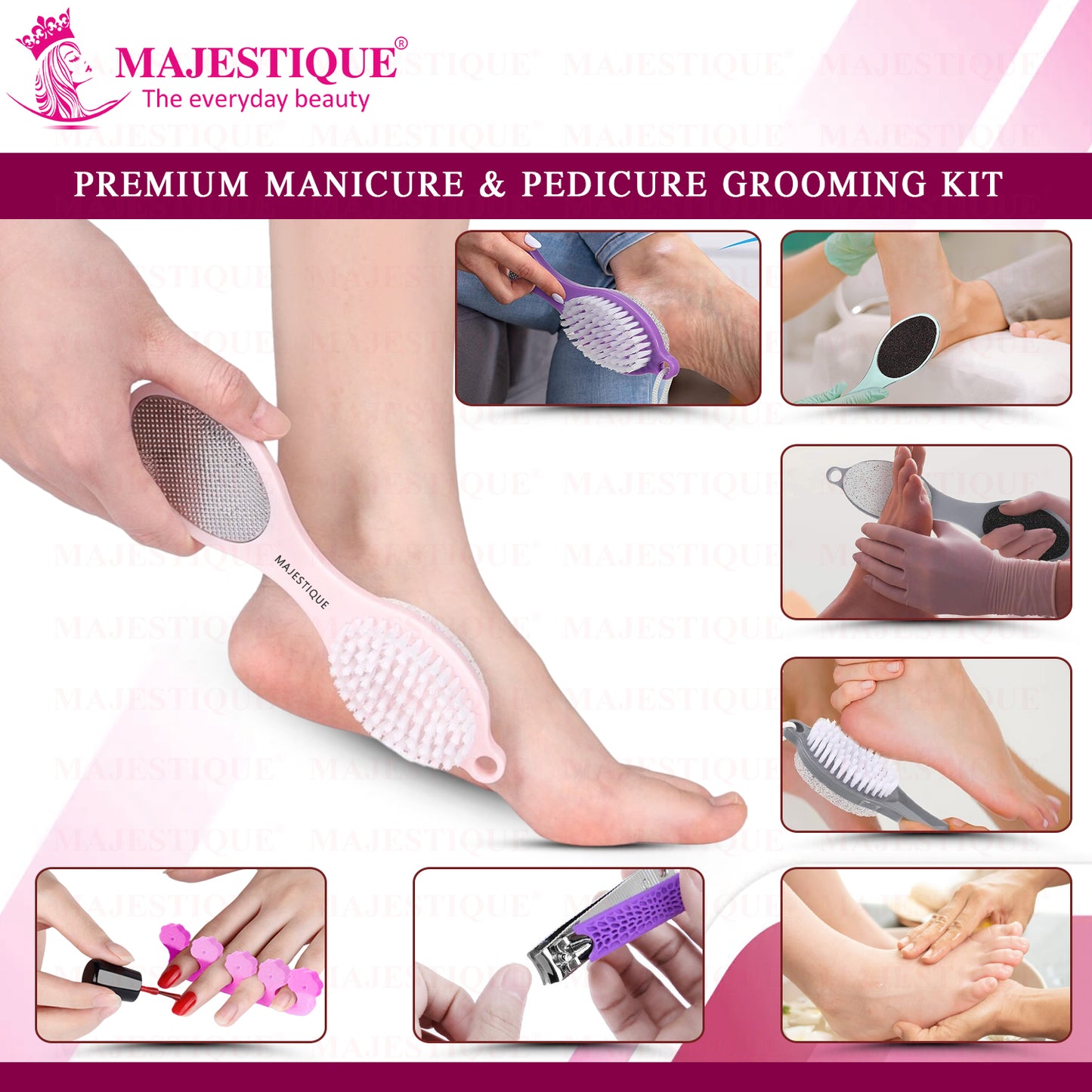 MULTIPURPOSE & HAND GROOMING KIT (PACK OF 3) Multicolour FN349