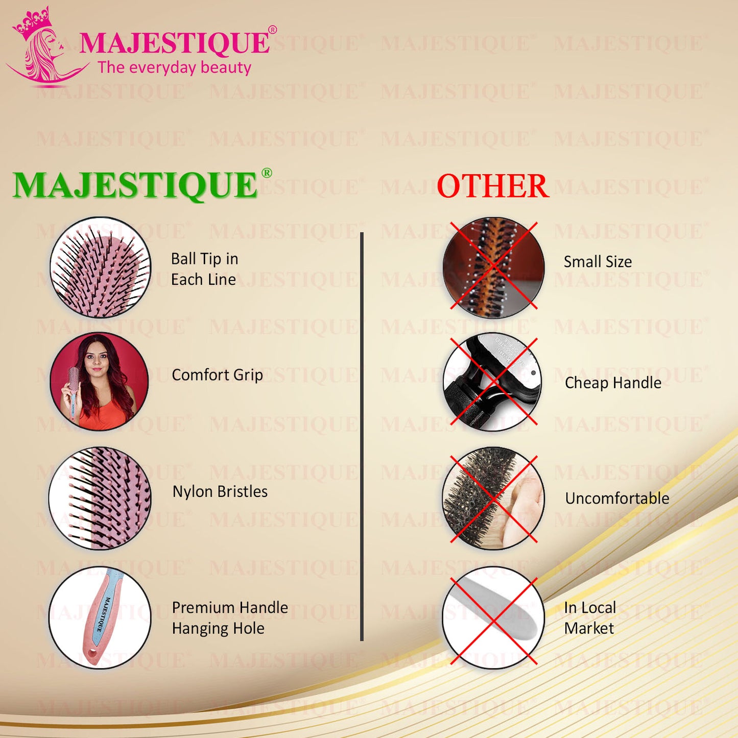 HAIR STYLER VENT BRUSH HR133