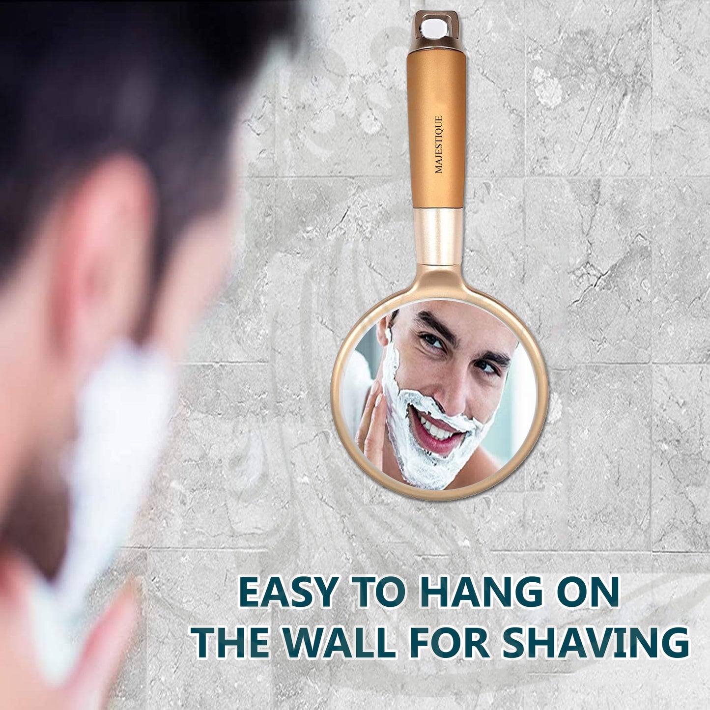 Golden Handle Mirror HR111
