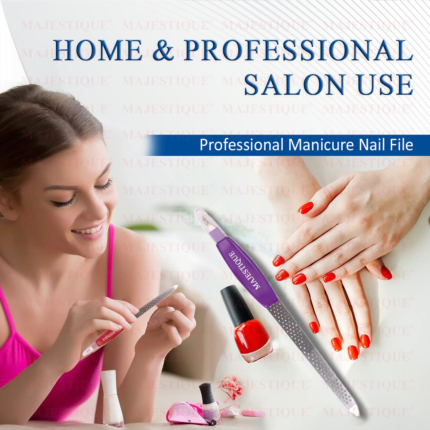 NAIL FILER PINHOLE DESIGN Color May Vary FN323