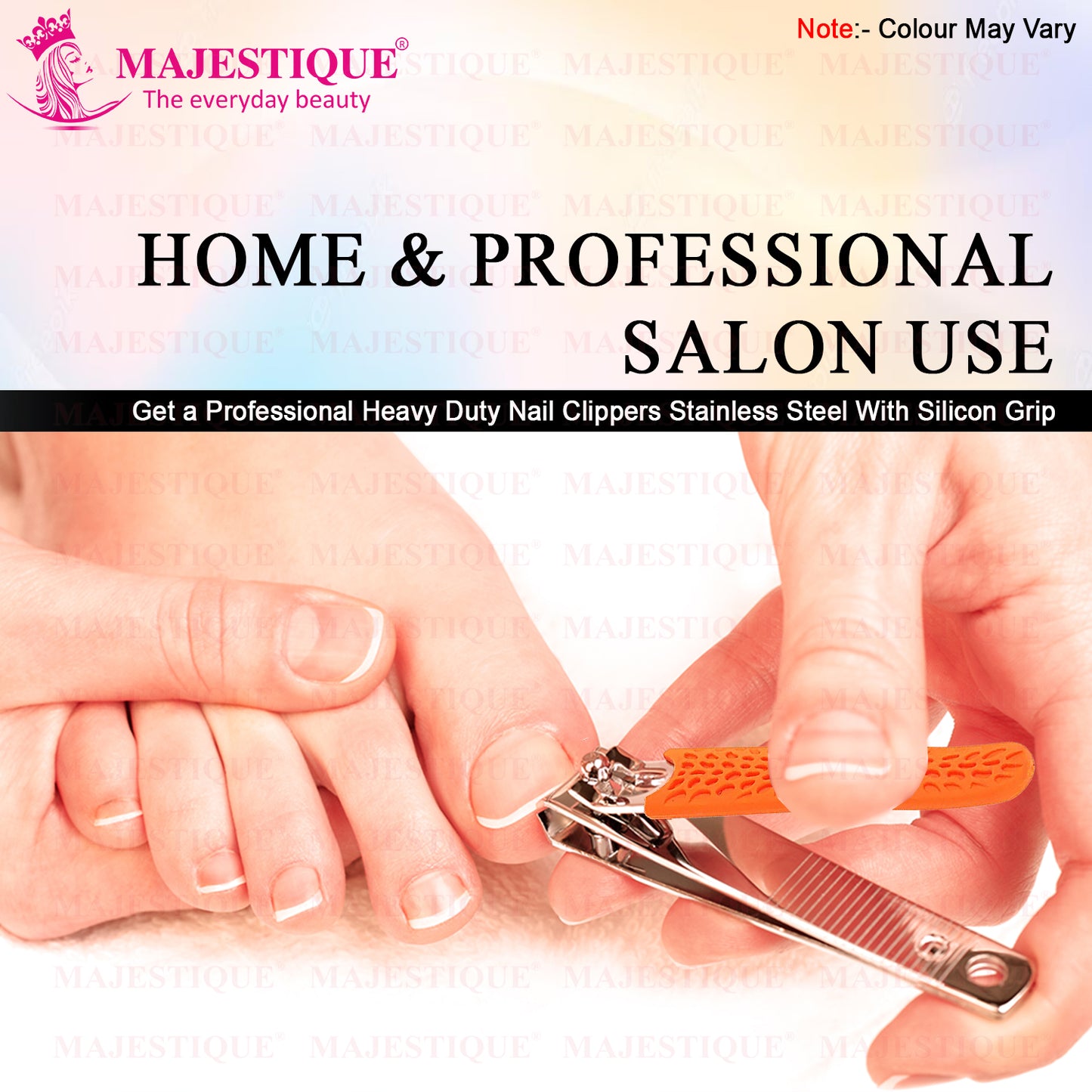 Nail Clipper Anti Skid (LARGE) Color May Vary FN310