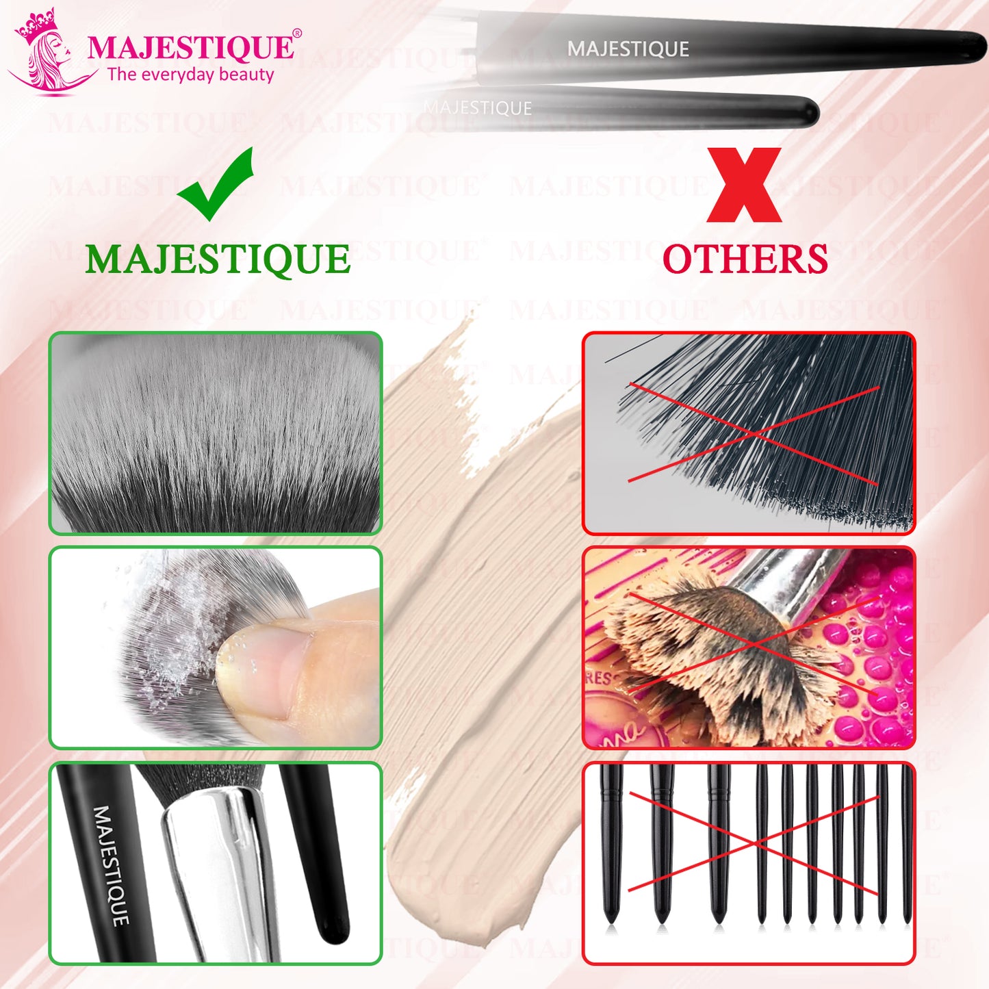 POWDER AND CONCEALER BRUSH SET(2 PCS) FC122
