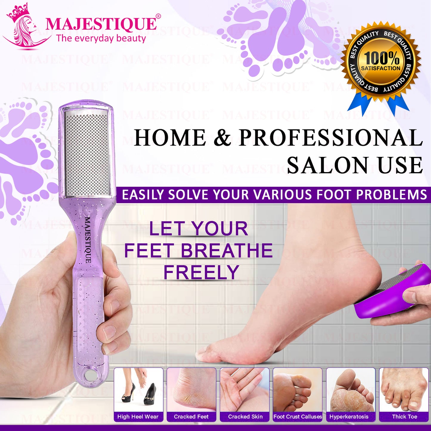 FOOT CLEANSING SET (PACK OF 2) Multicolors FN346