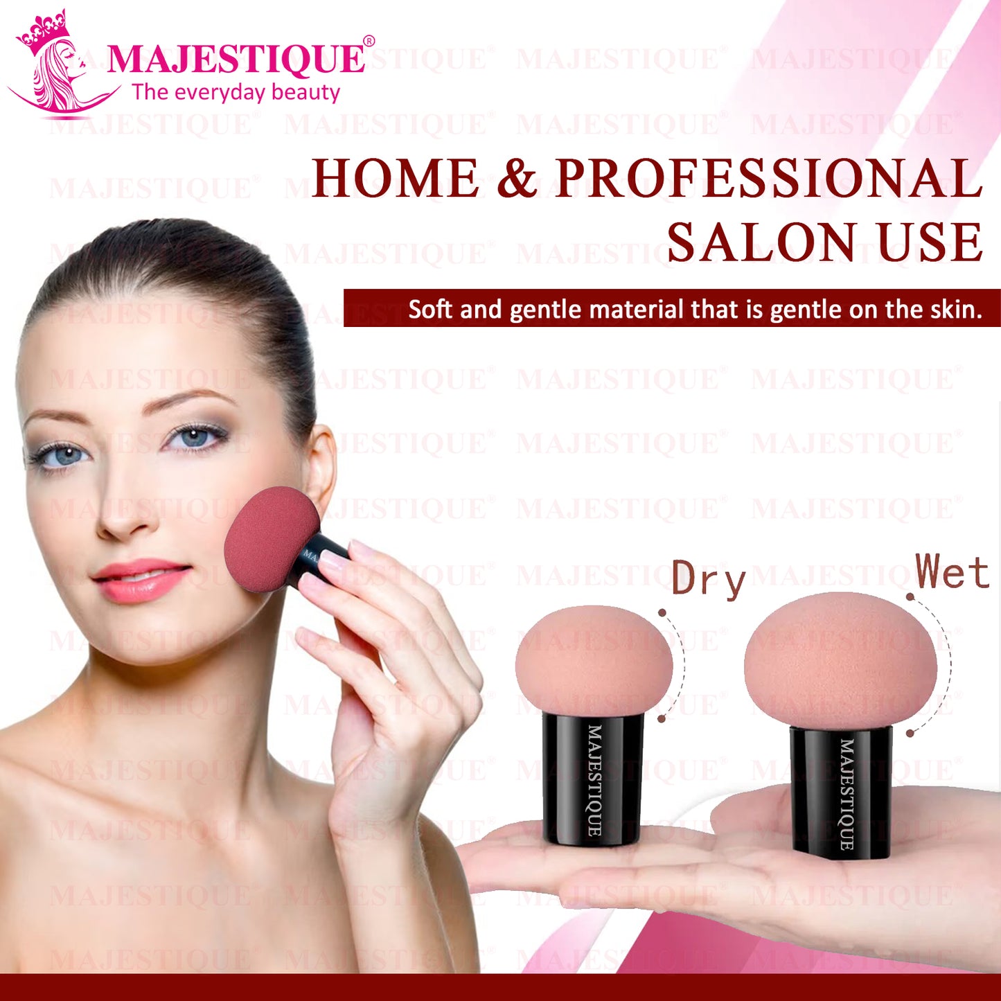 MUSHROOM BEAUTY BLENDER SPONGE WITH CASE FC82