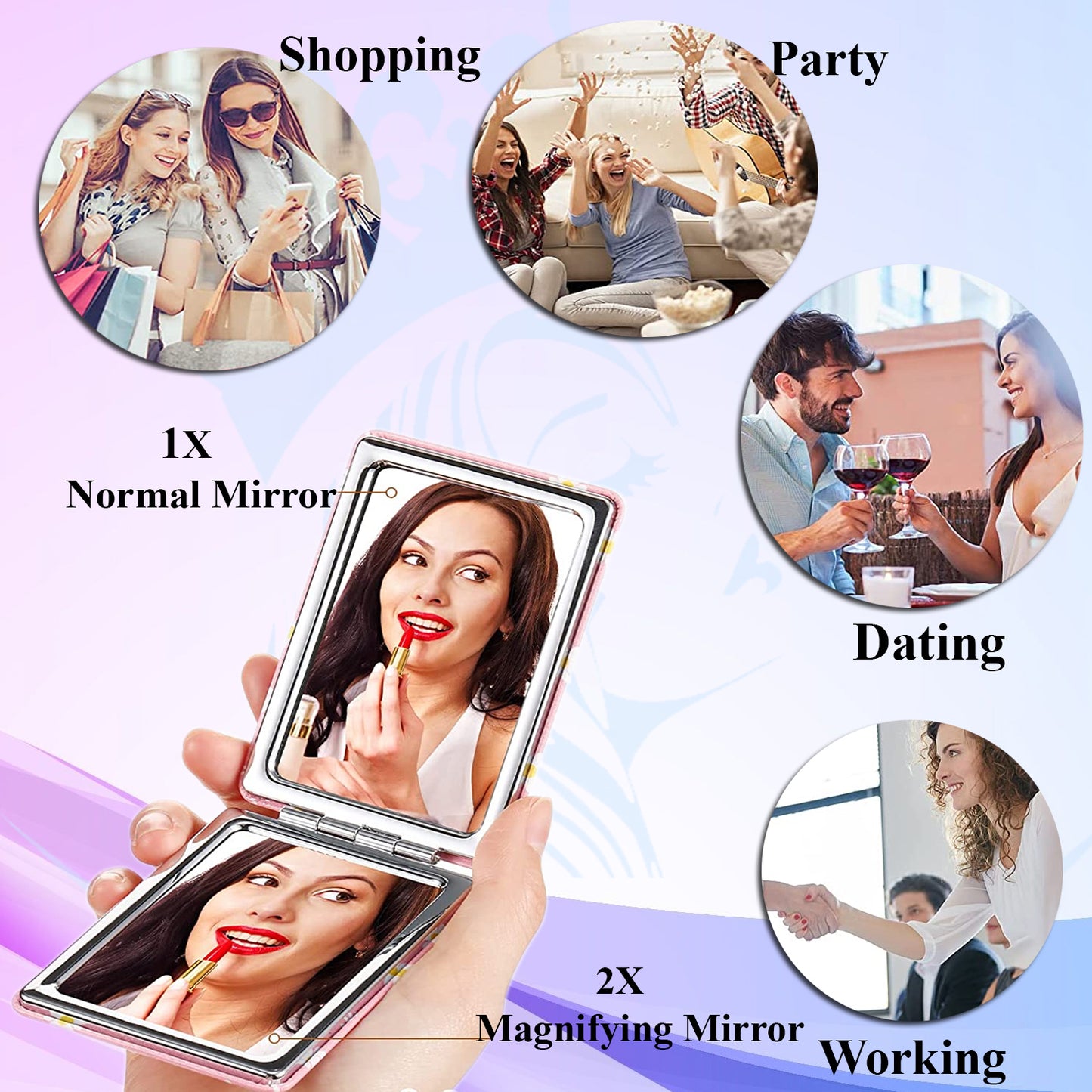 MATTE Magnifying Compact Mirror FC26