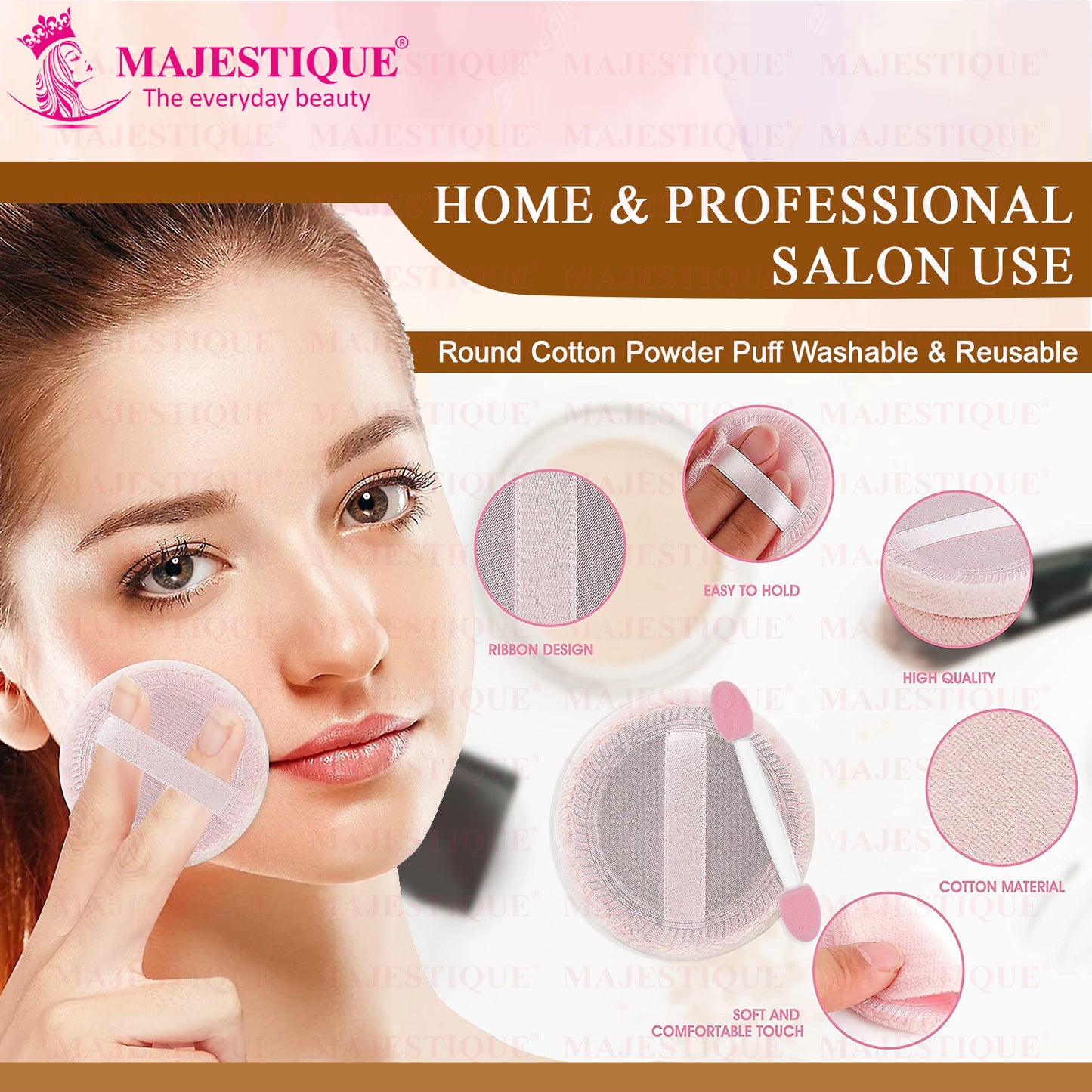 Ultra Soft Make-Up Powder Puff FC17