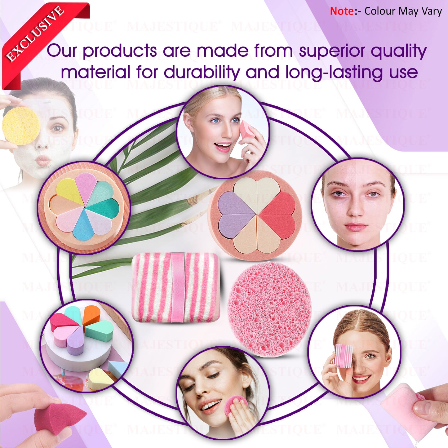 FACE CLEANSING AND GROOMING SET(3 PCS) Multicolor FC116