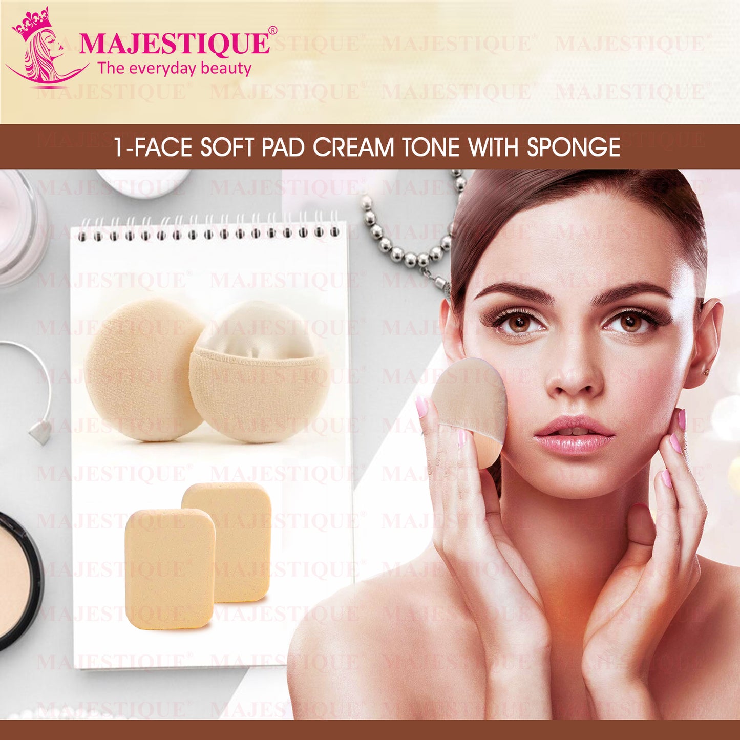 Face POWDER PUFF AND SPONGE (PACK OF 2) CMB511