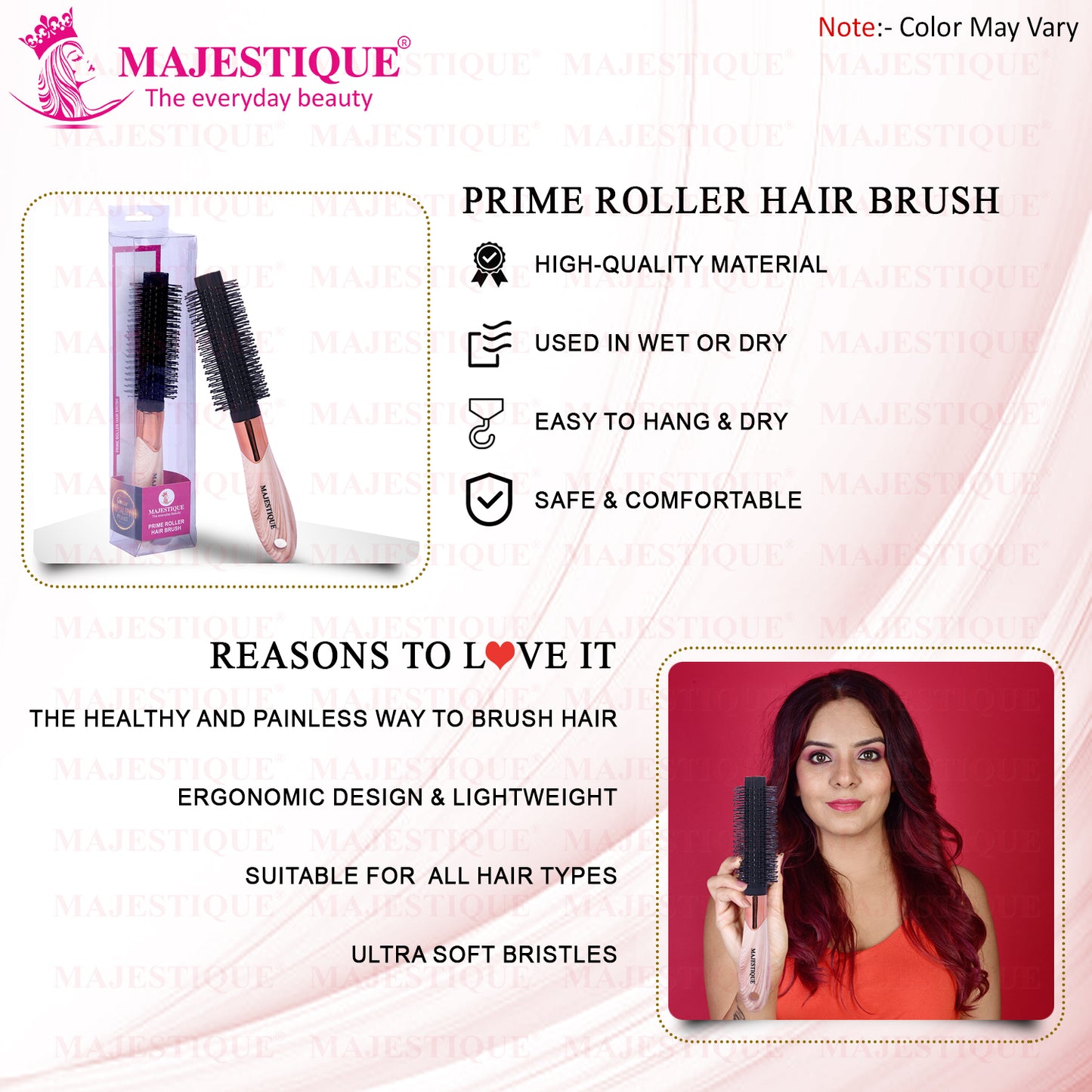PRIME ROLLER ROUND HAIR BRUSH HR132