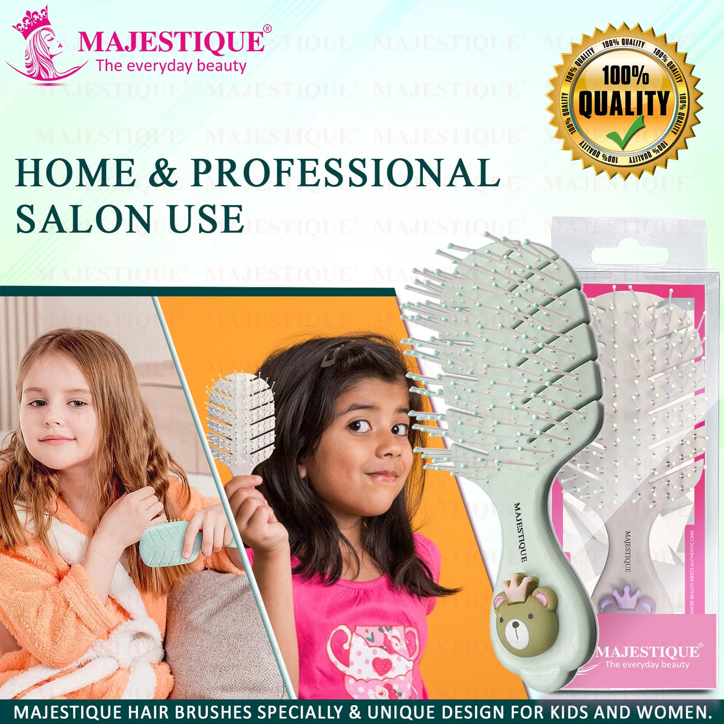 Detangling Baby Hair Brush – Color May Vary HR143