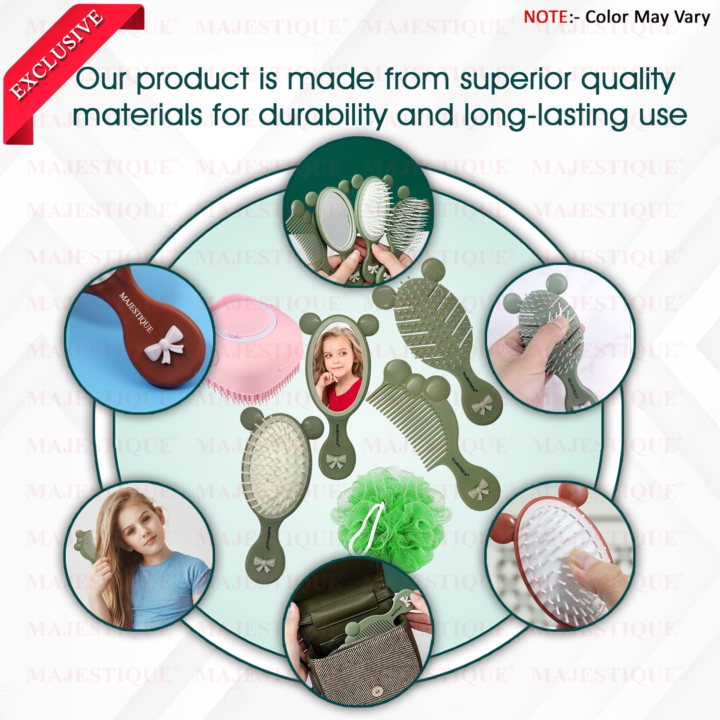 BABY GROOMING AND BATH KIT (PACK OF 6)Multicolor CMB546