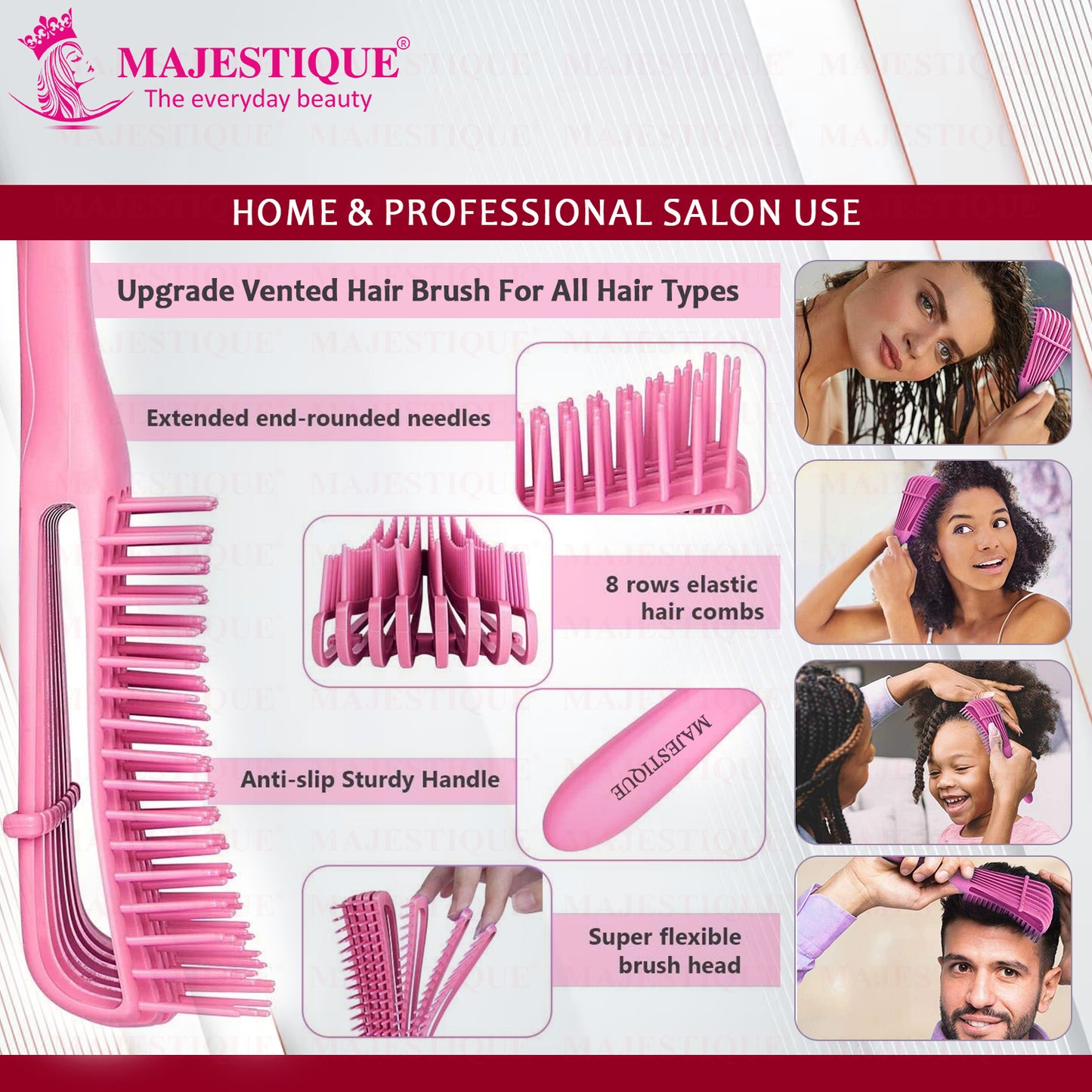 Detangling Vent Hair Brush Hr177