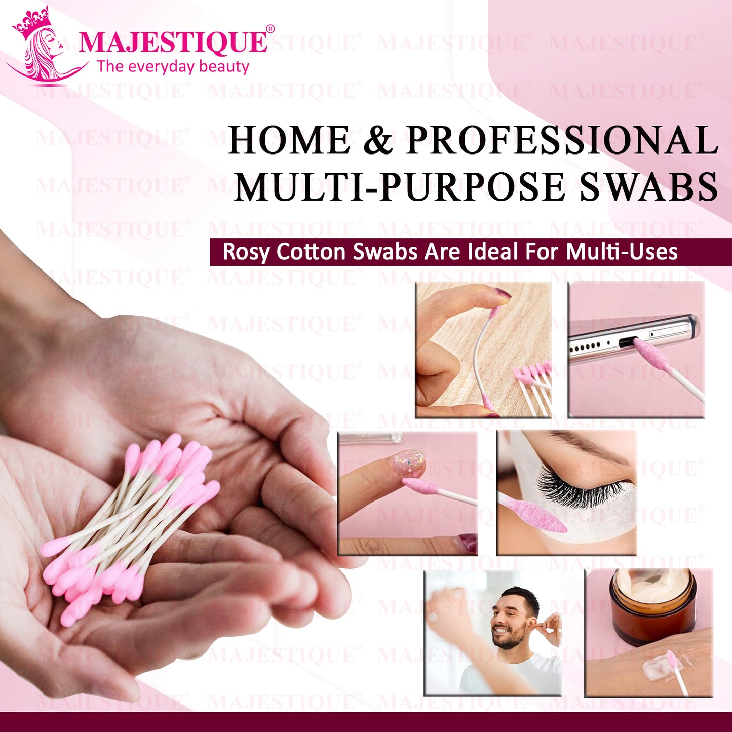 ROSY TIP ECO COTTON SWABS (400 TIPS) FC113