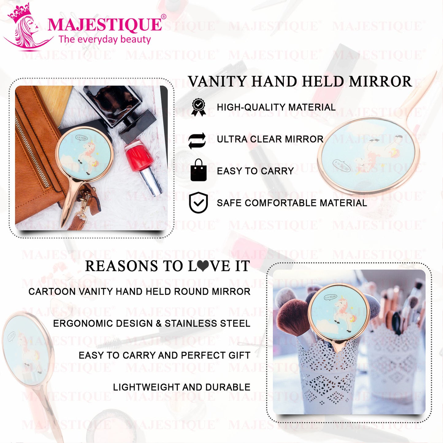 Handheld Mirror With Handle FC19