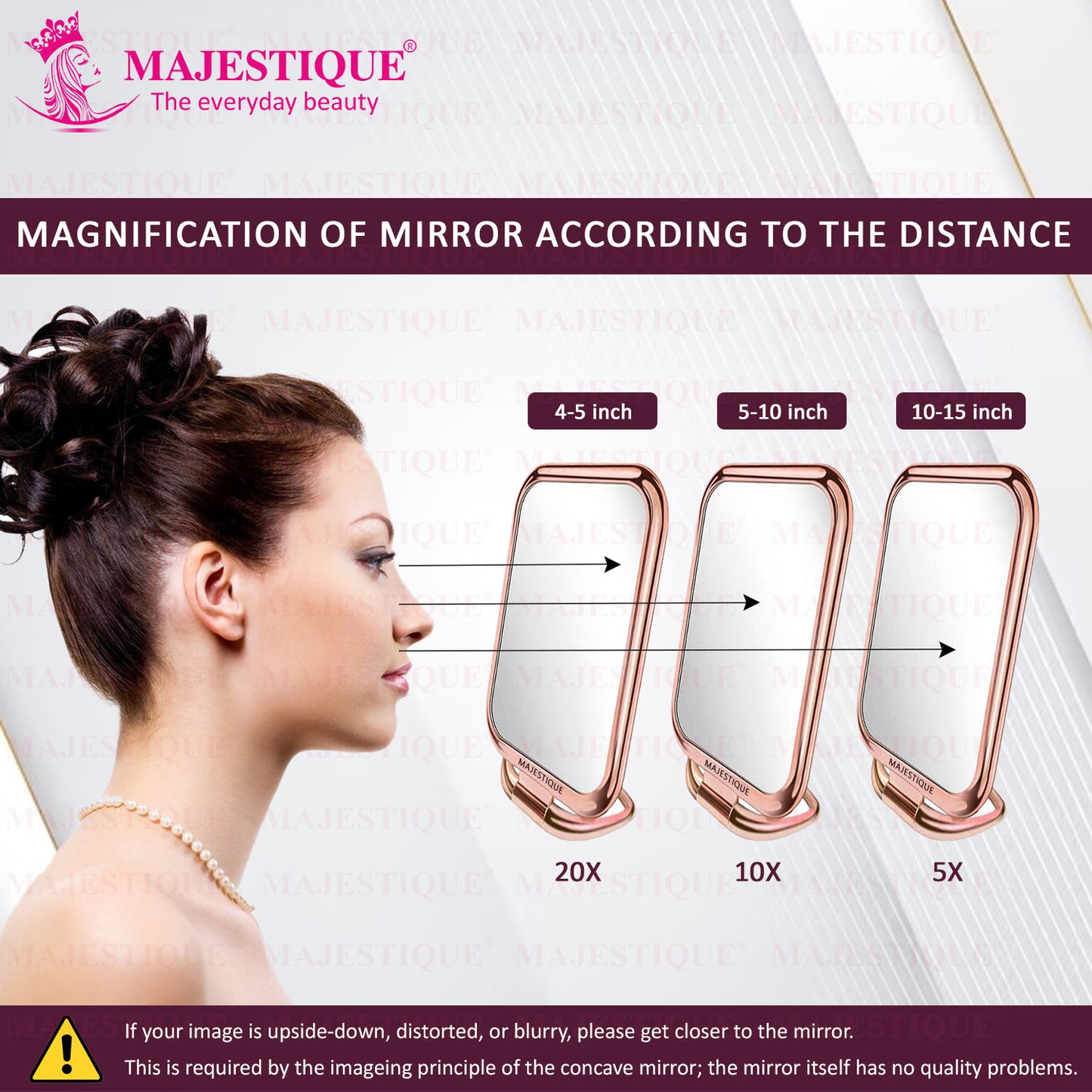 TABLE TOP DOUBLE SIDE MAKEUP MIRROR Multicolor FC97
