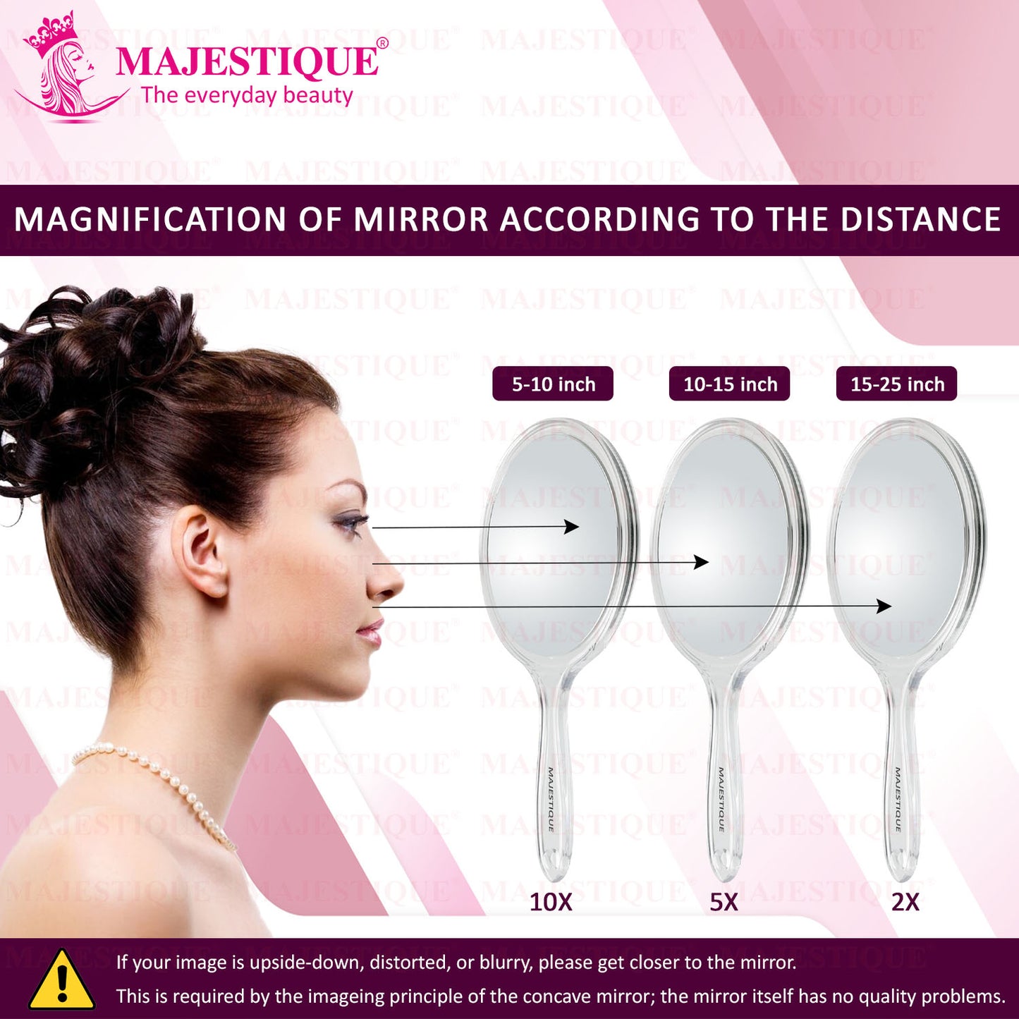 DUAL SIDE EXTRA LARGE HANDLE MIRROR Multicolor FC96