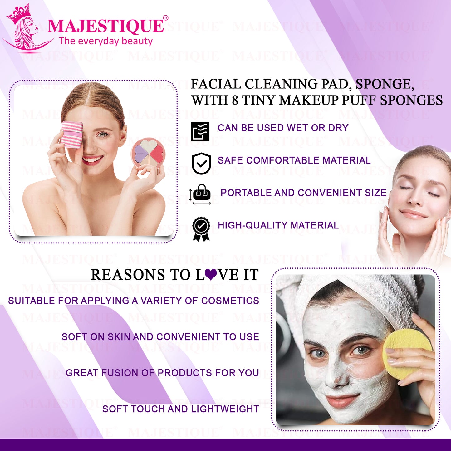 FACE CLEANSING AND GROOMING SET(3 PCS) Multicolor FC116