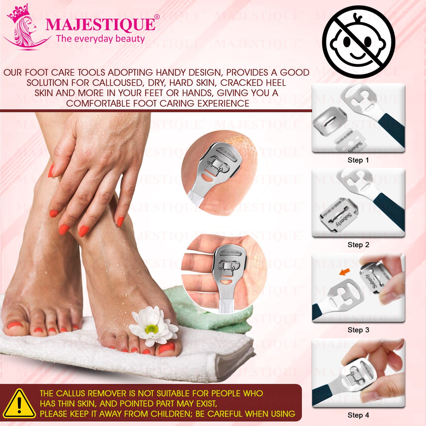 PROFESSIONAL MANICURE&PEDICURE KIT (PACK OF 7) Multicolor FN345