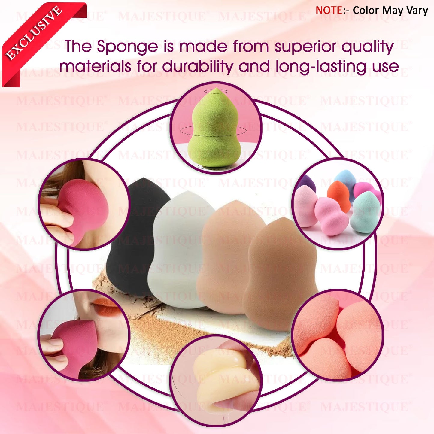 FACE SPONGE TWIN PACK(PACK OF 2) Multicolor CMB505