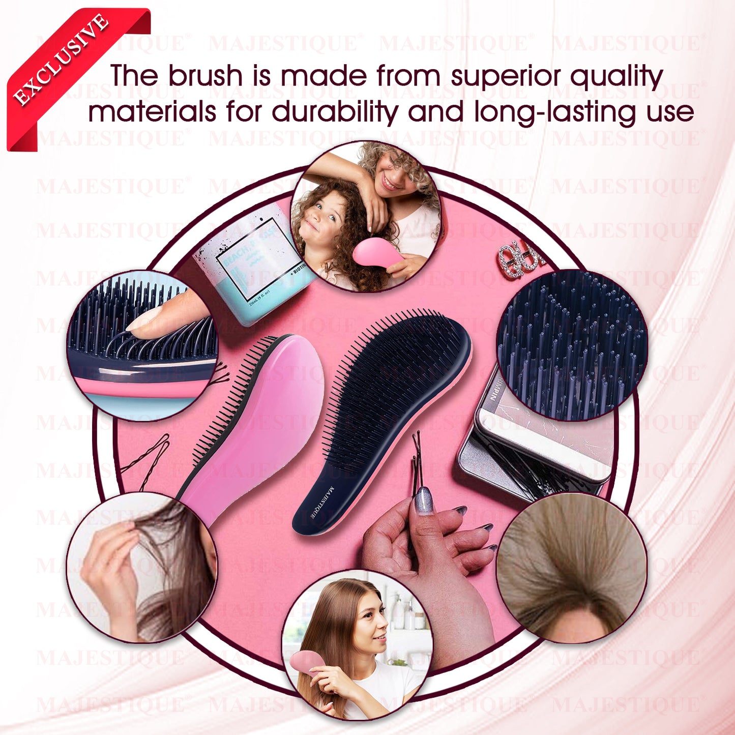 CURVE DETANGLING HAIR BRUSH  Multicolor HR130