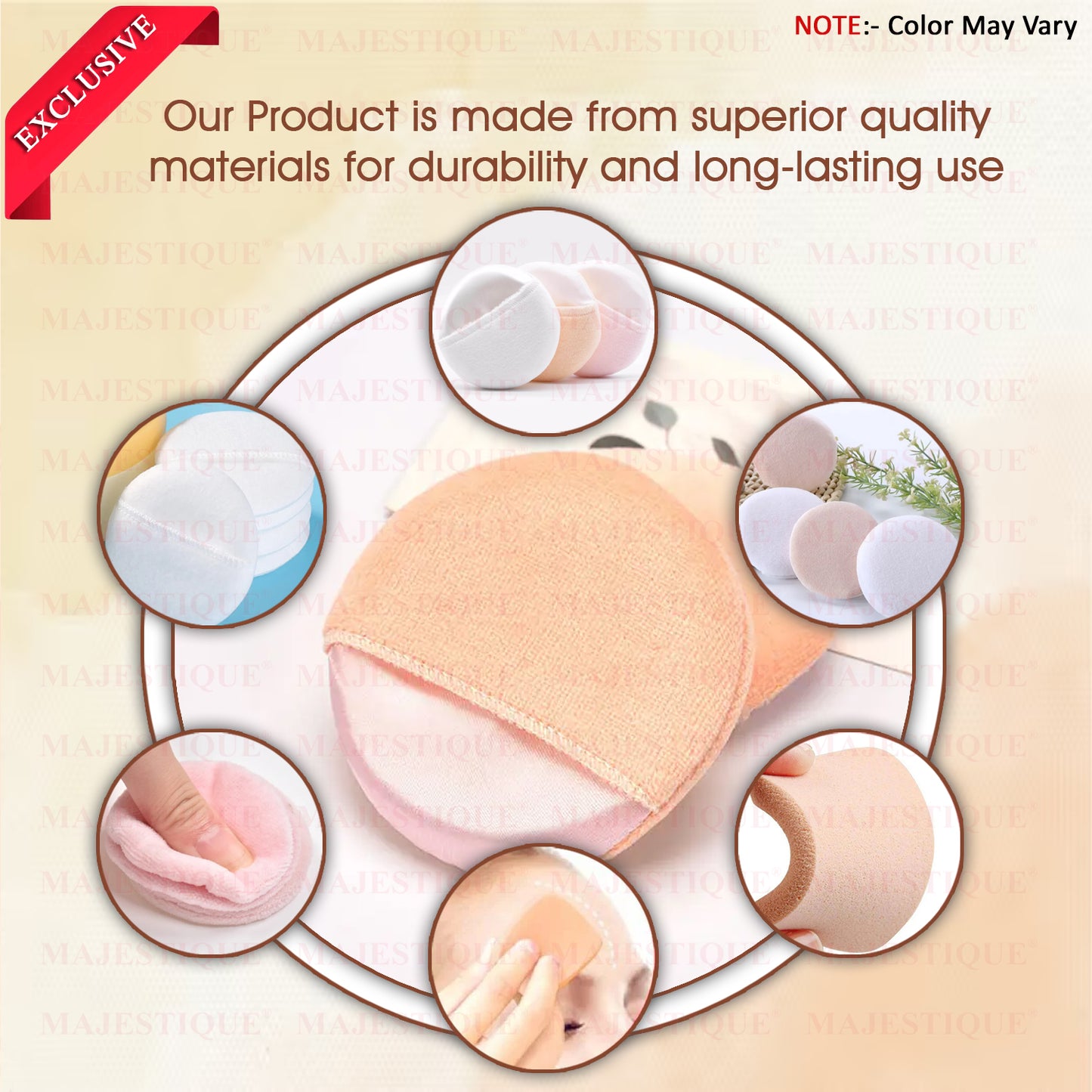 Face POWDER PUFF AND SPONGE (PACK OF 2) CMB511