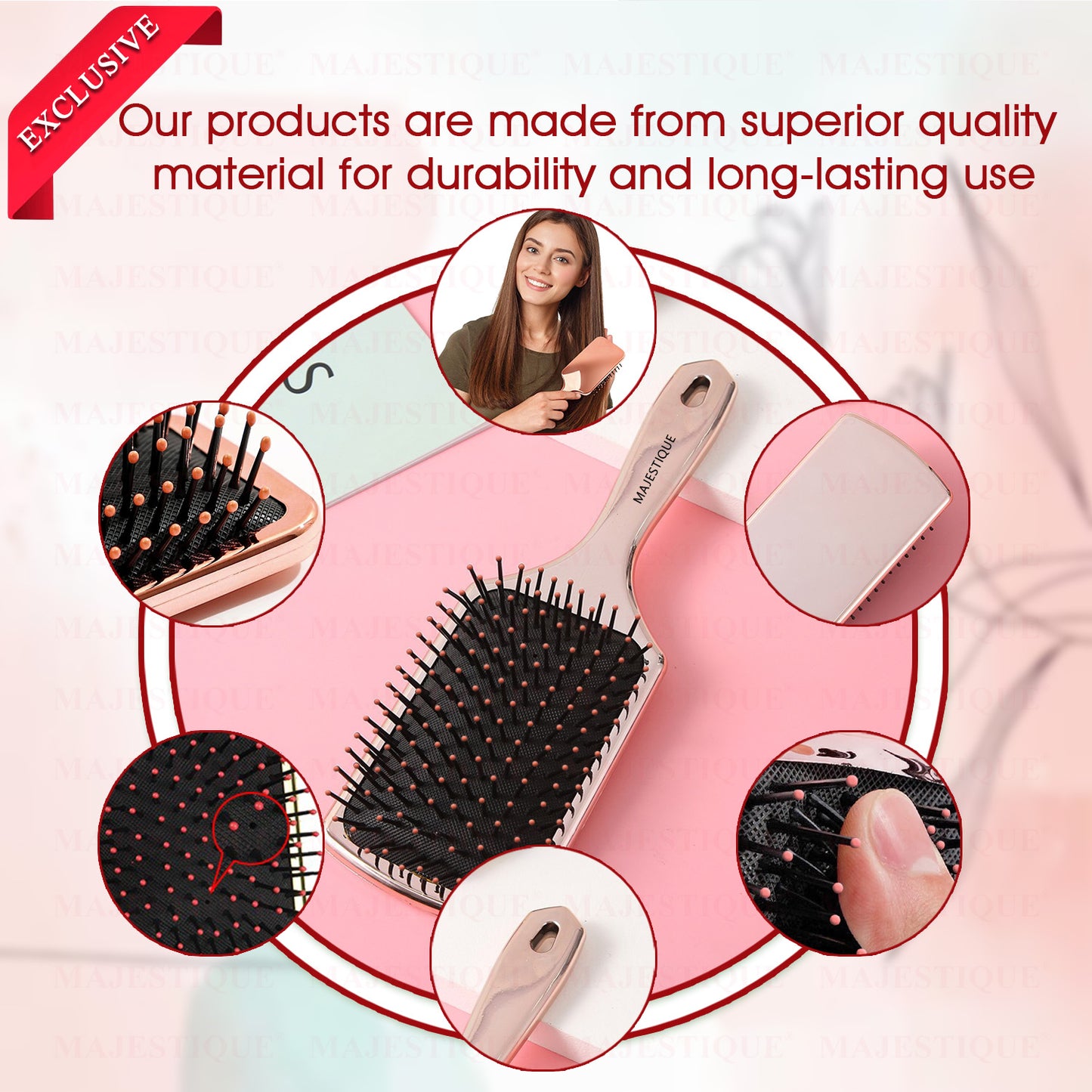 CHROME PLATED COPPER PADDLE HAIR HR179