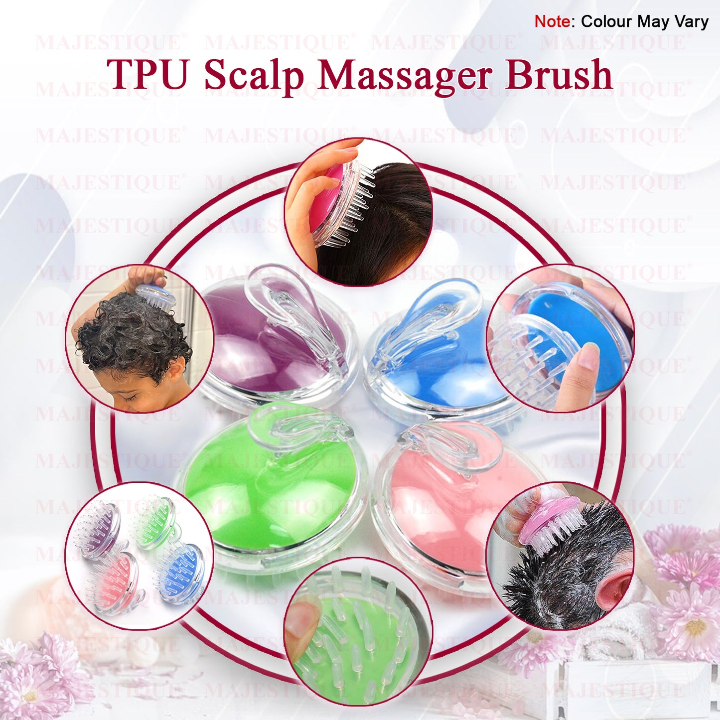 BATH SCALP MASSAGER BA213