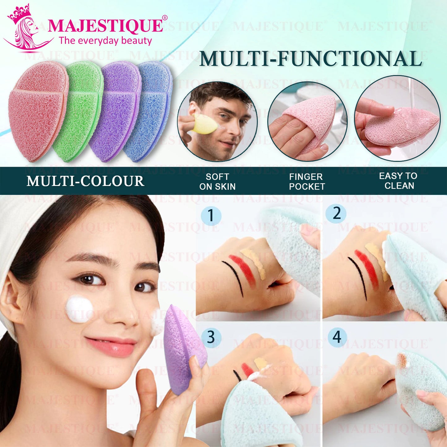 PREMIUM MAKEUP ROUND COTTON PADS (101 PCS) FC106