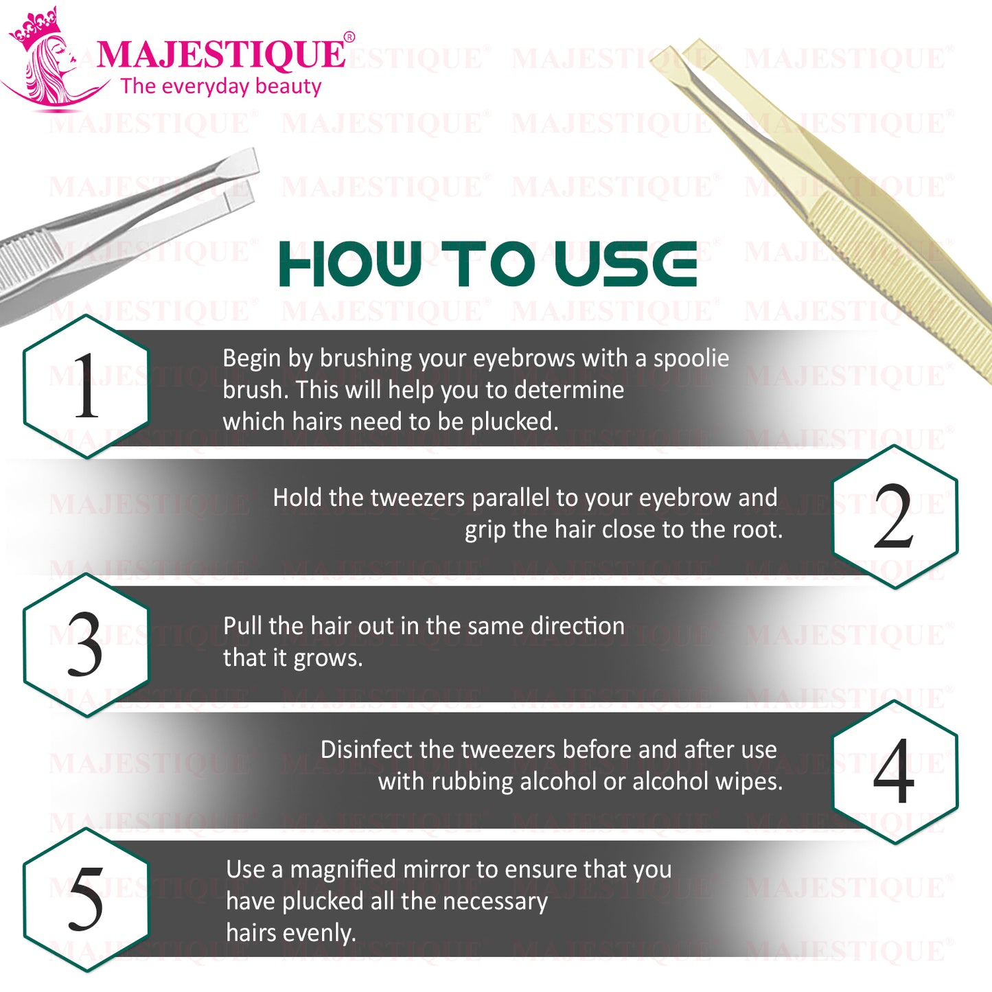 Tweezer Premium Gold (Pack of 3)