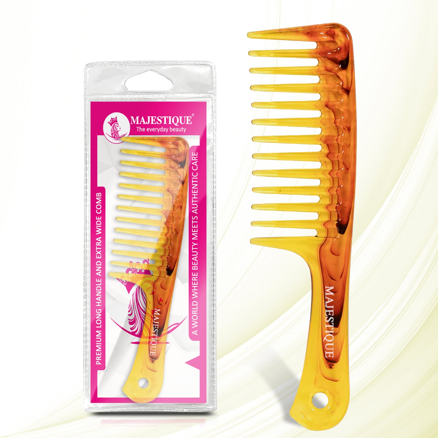 Premium Long Handle Extra Wide Comb Hr173