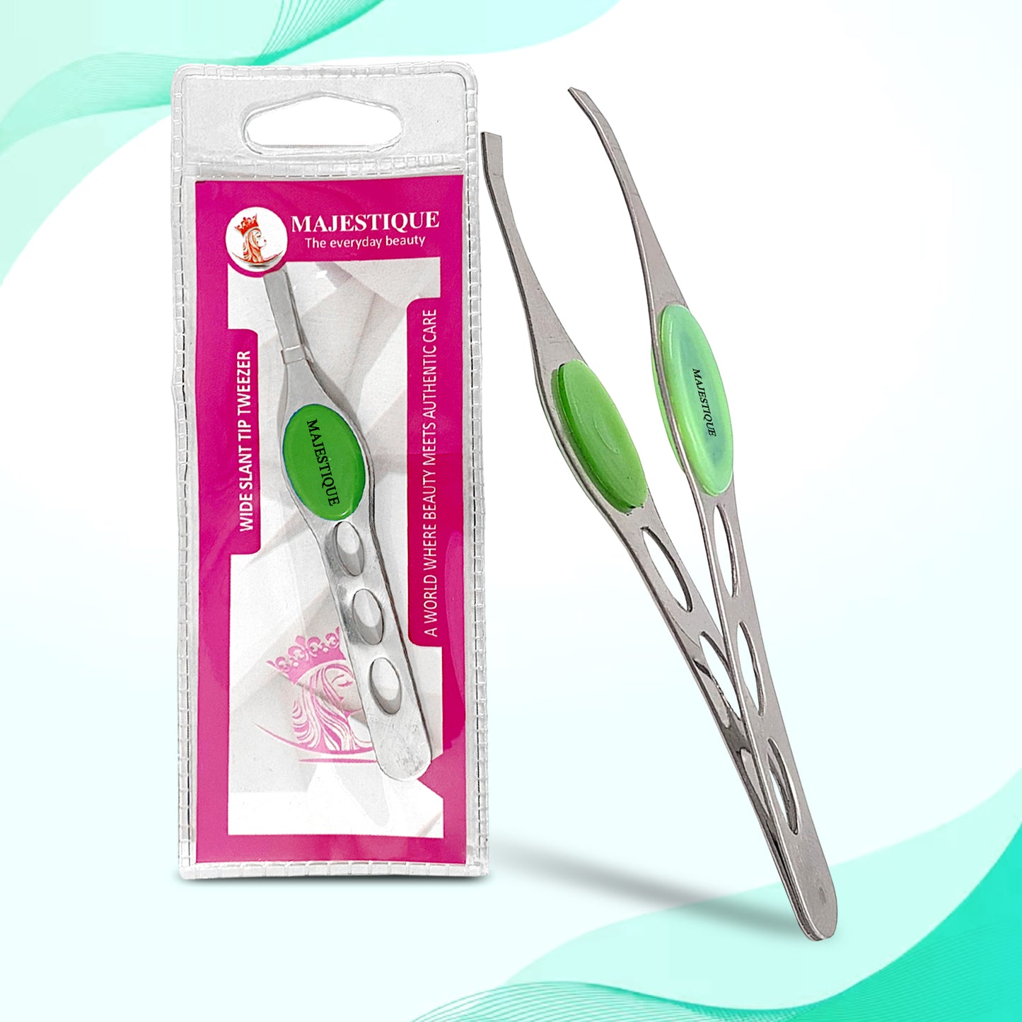 WIDE SLANT TIP TWEEZER Multicolor FC55