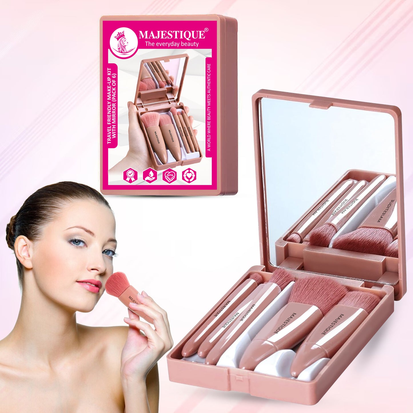 TRAVEL FRIENDLY MAKE-UP KIT (6PCS) FC114