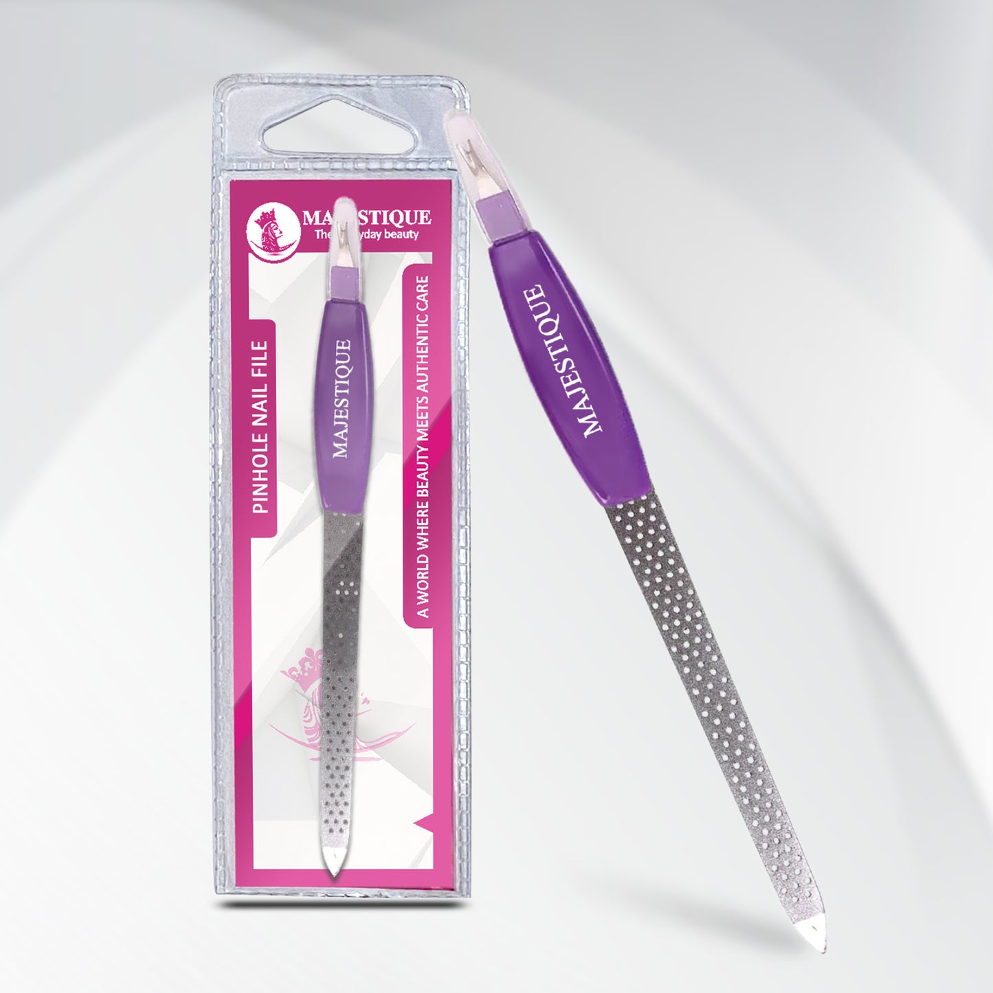 NAIL FILER PINHOLE DESIGN Color May Vary FN323