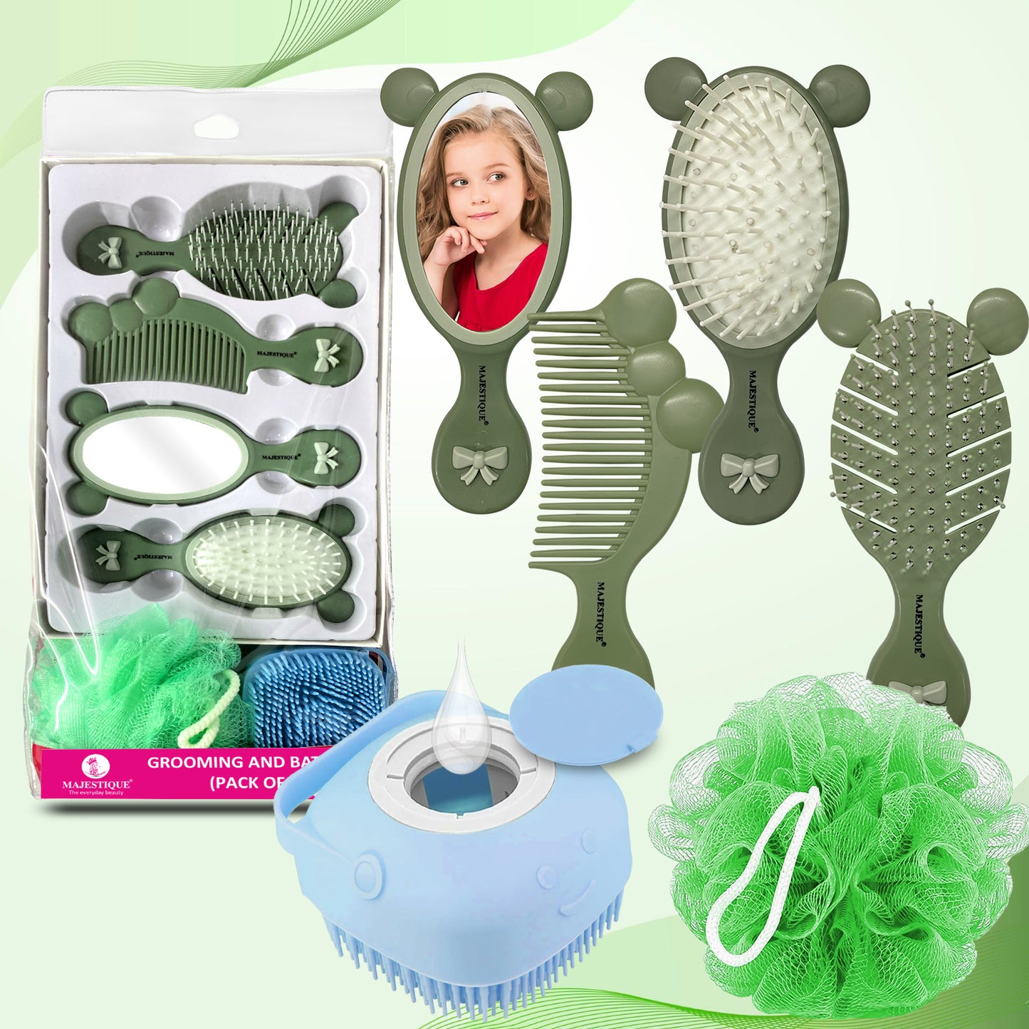 BABY GROOMING AND BATH KIT (PACK OF 6)Multicolor CMB546