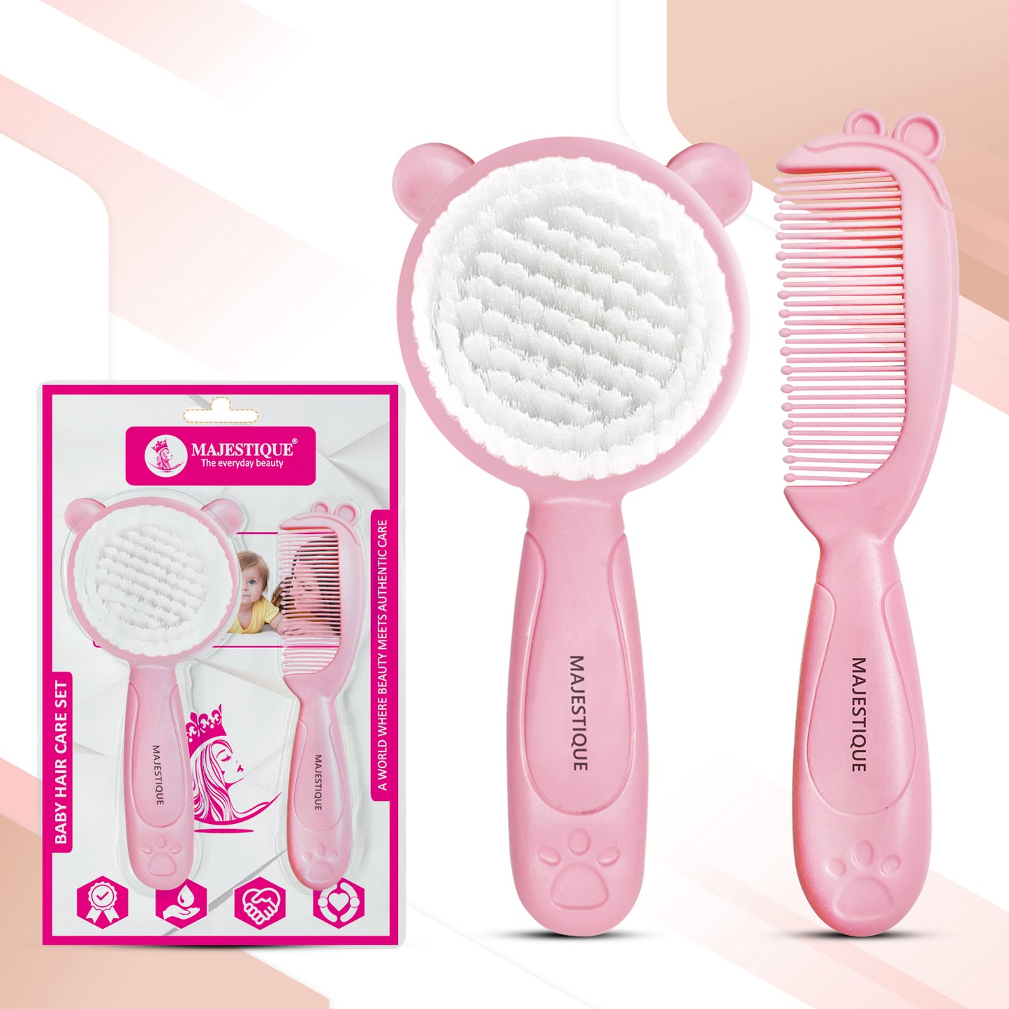 BABY HAIR CARE SET HR185_PINK