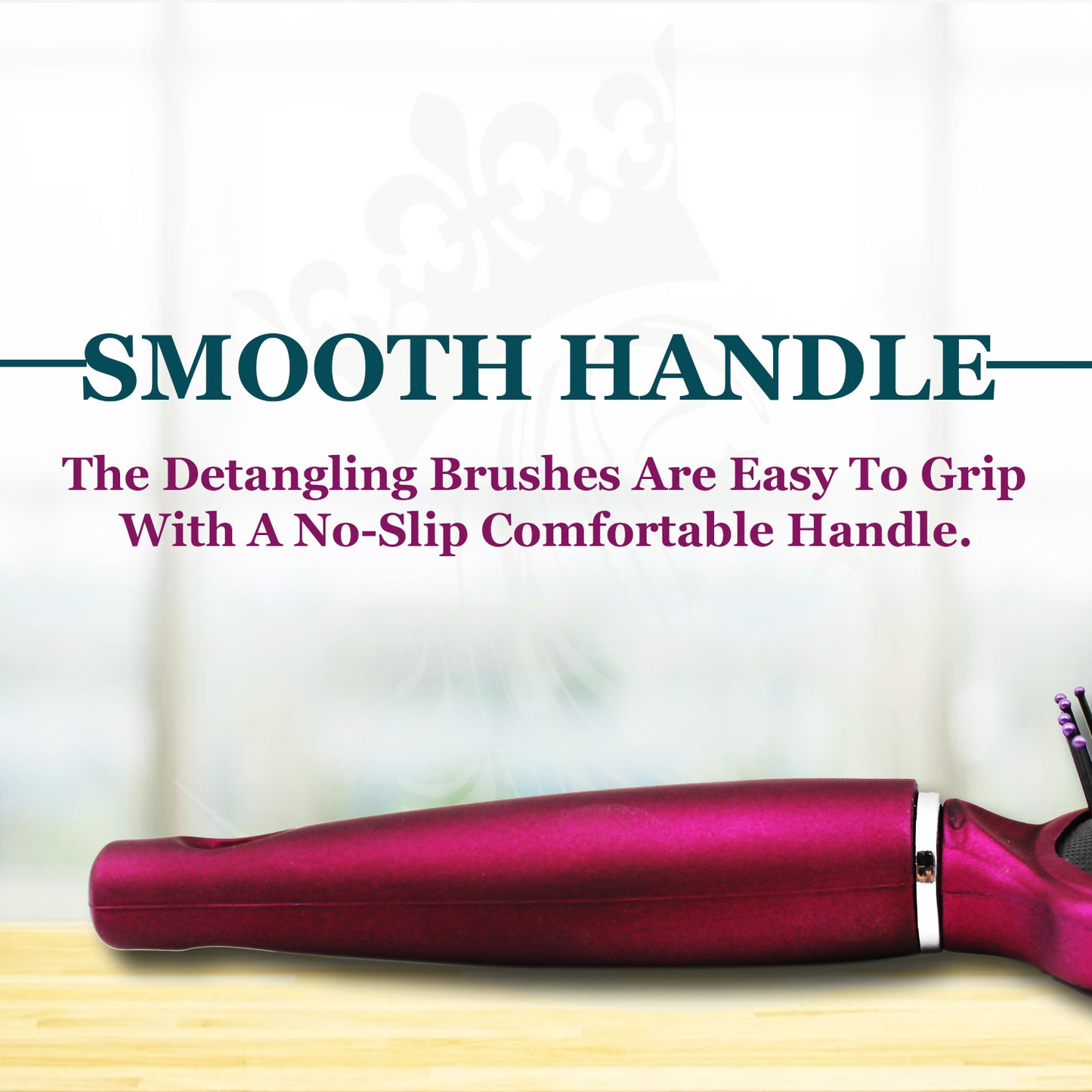PURPLE CUSHION Hair Brush HR105